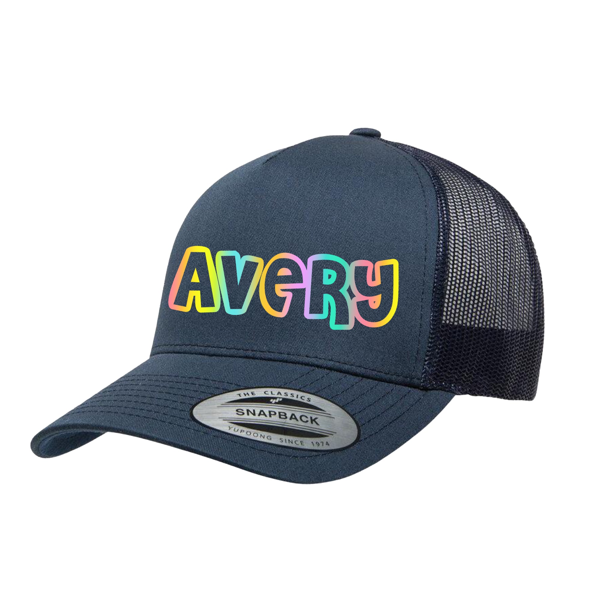 ADULT Personalized Hat - Outline Name