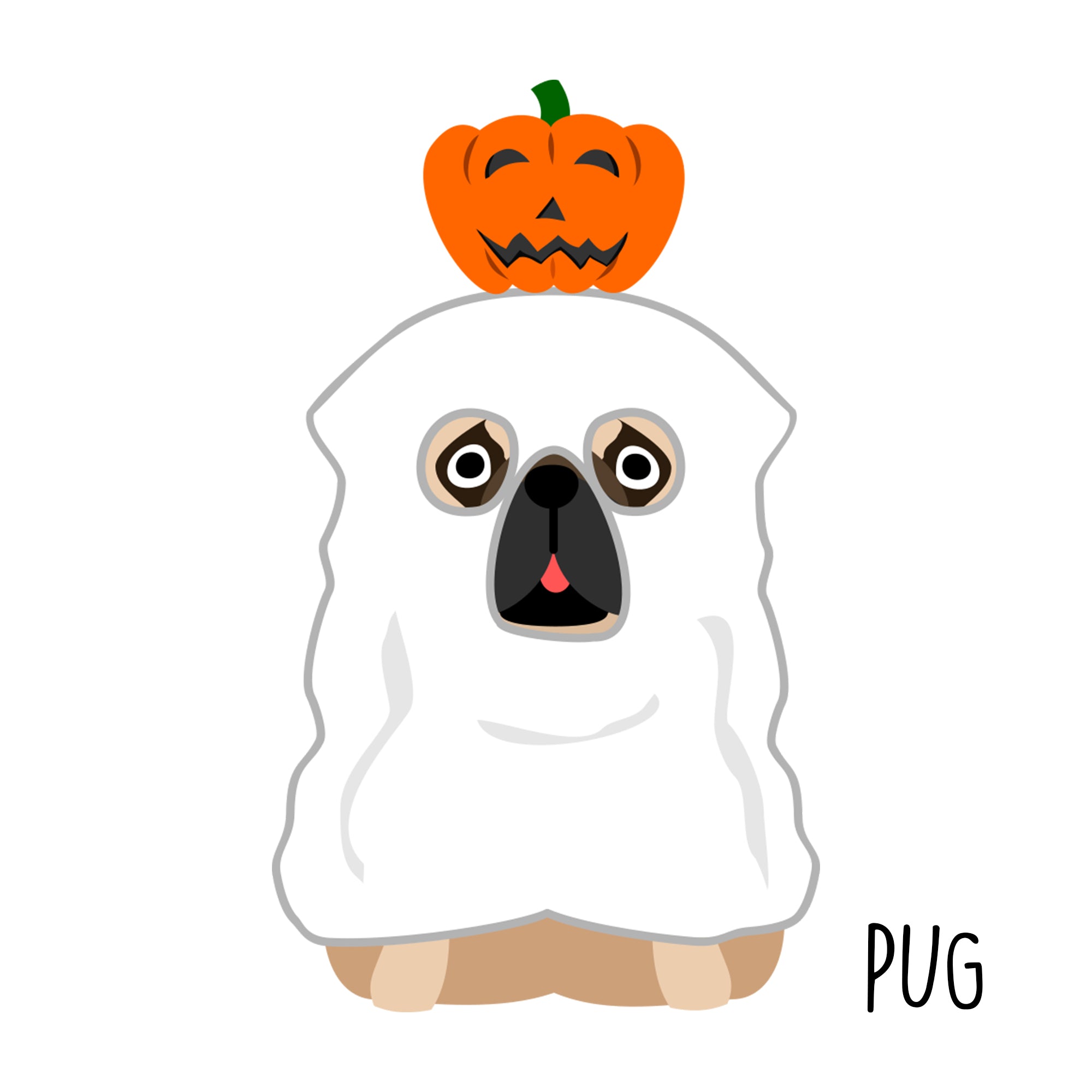 Halloween '23 - Personalized Boo Dog Squishy Plush