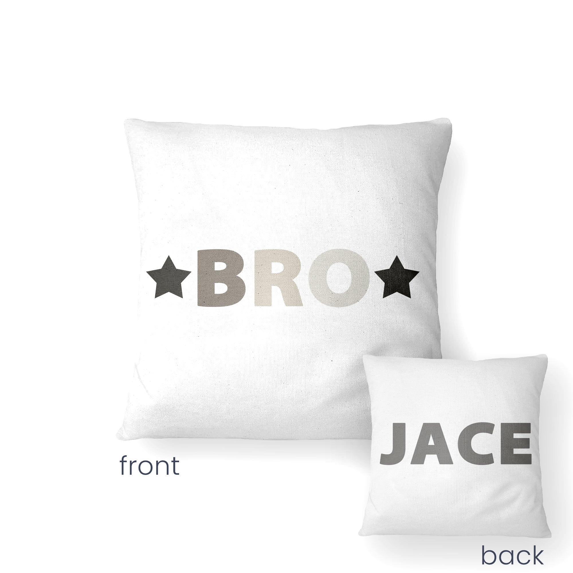 Personalized BRO - Decorative Pillow