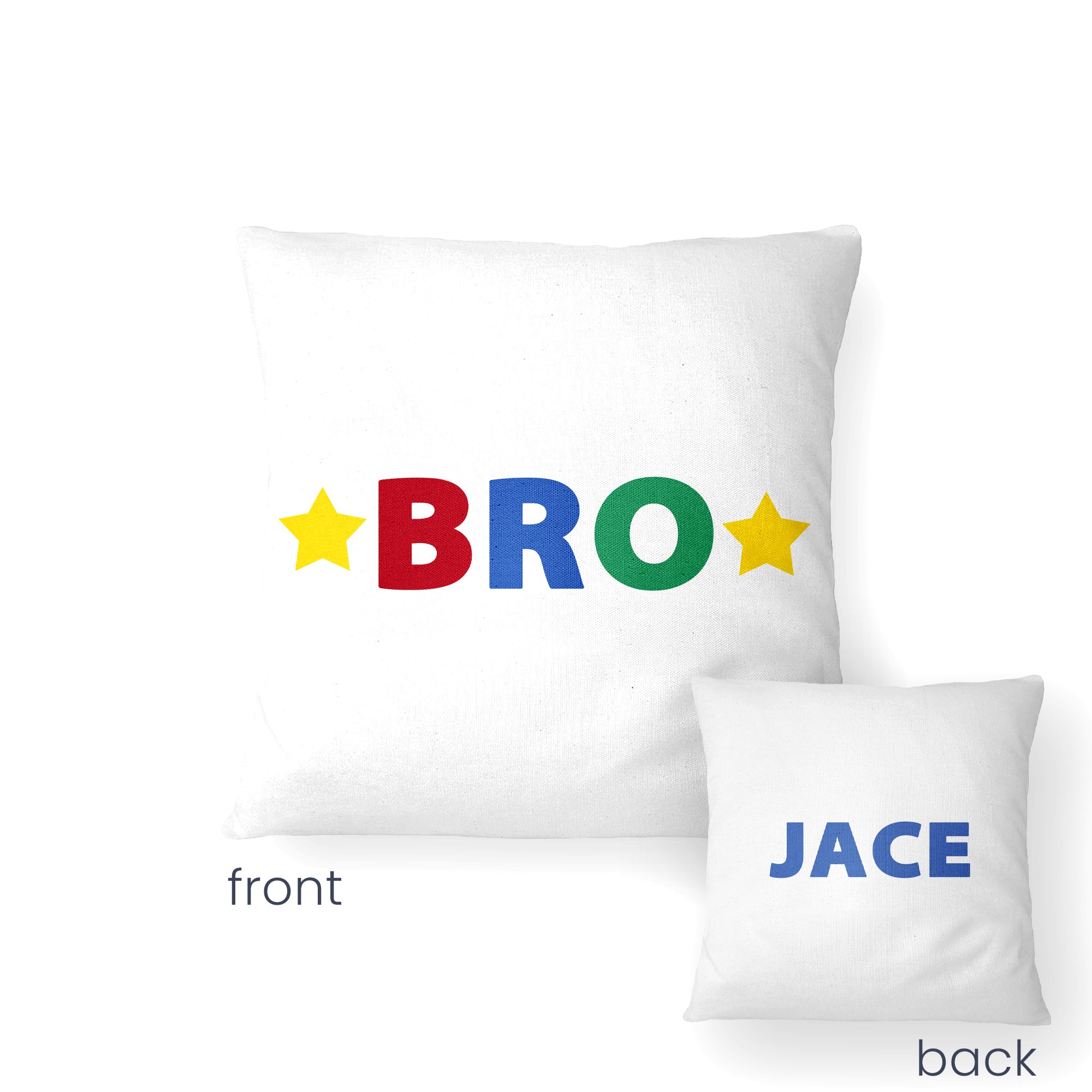 Personalized BRO - Decorative Pillow