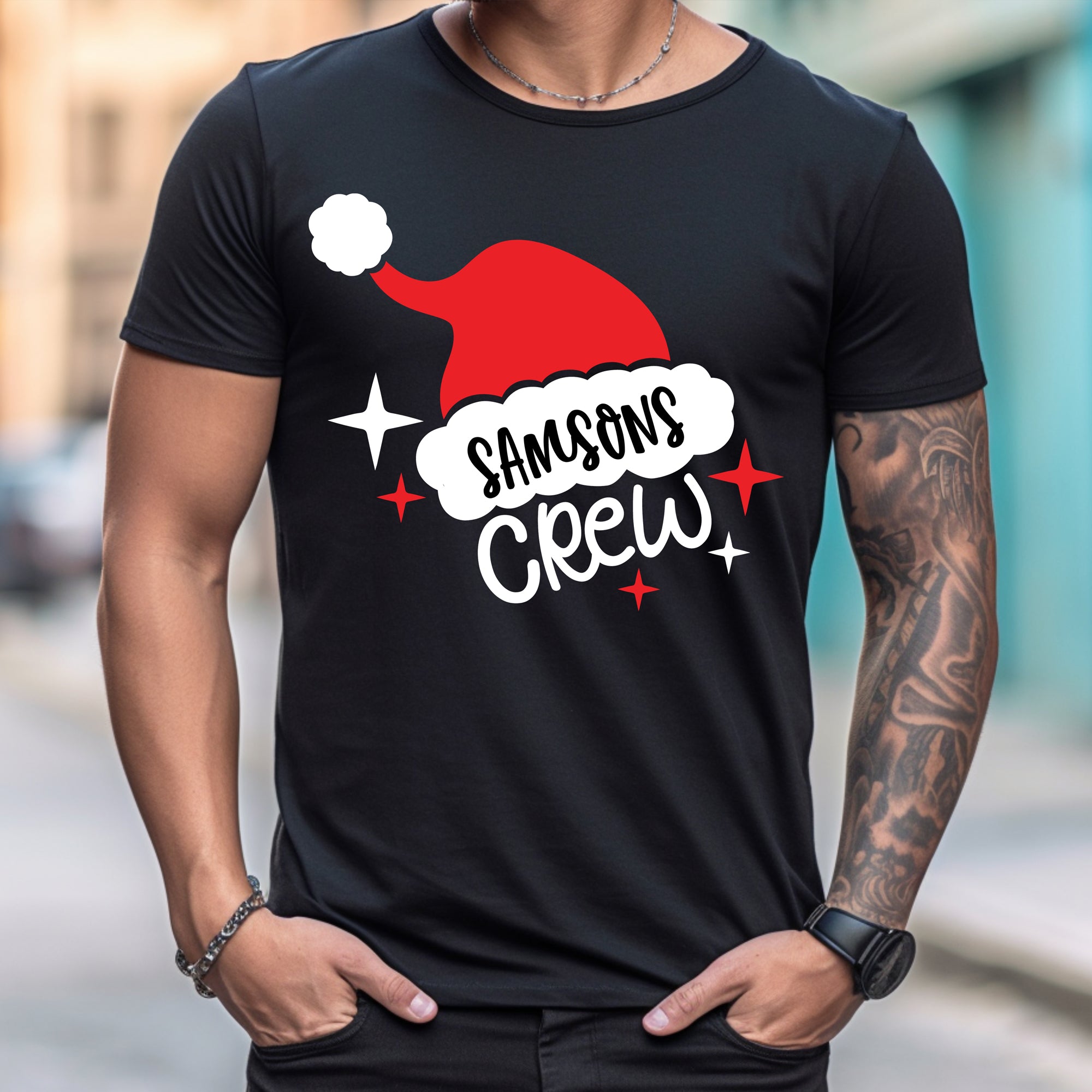Holiday '23 - Personalized FAMILY BLACK T-Shirt