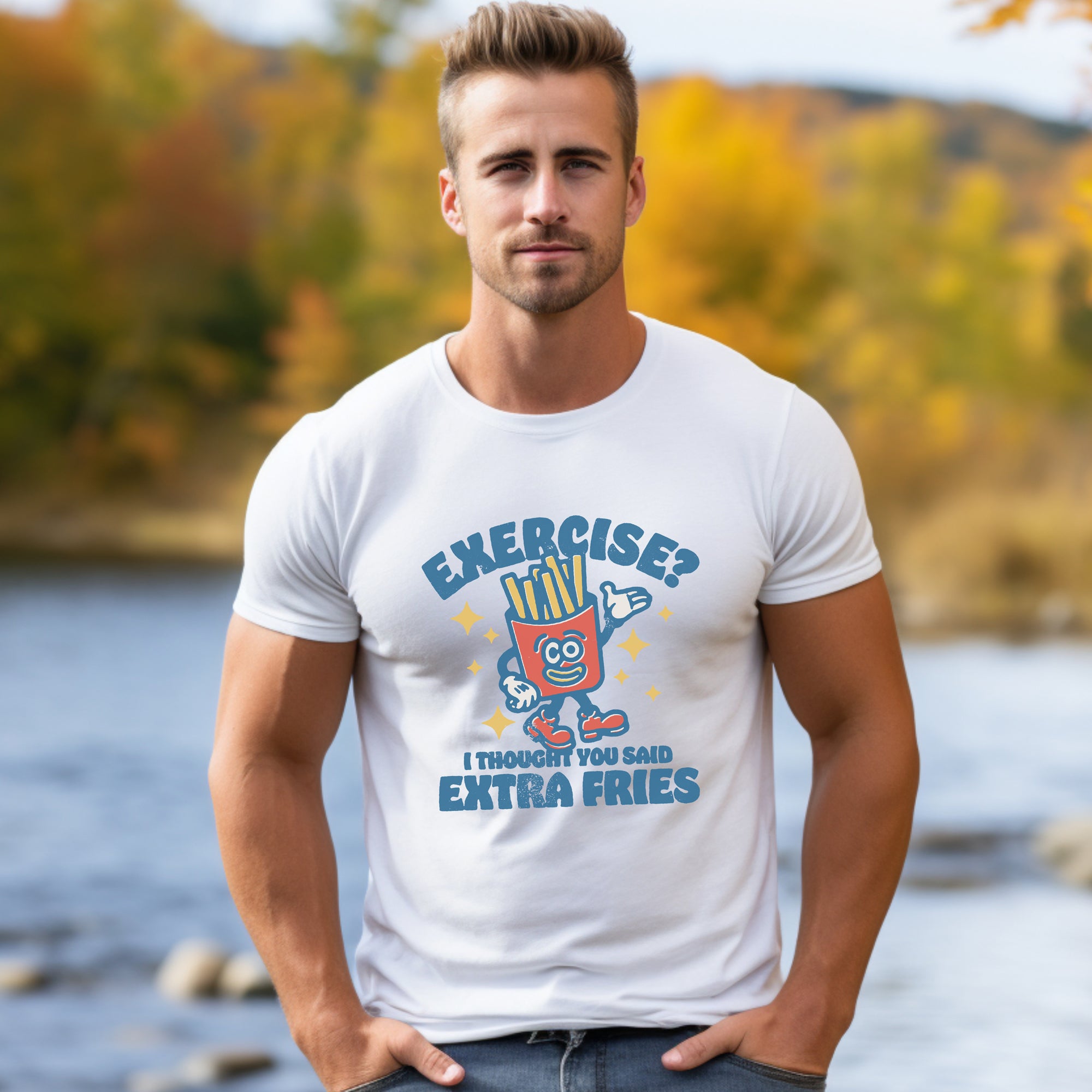 ADULT Unisex Extra Fries T-Shirt