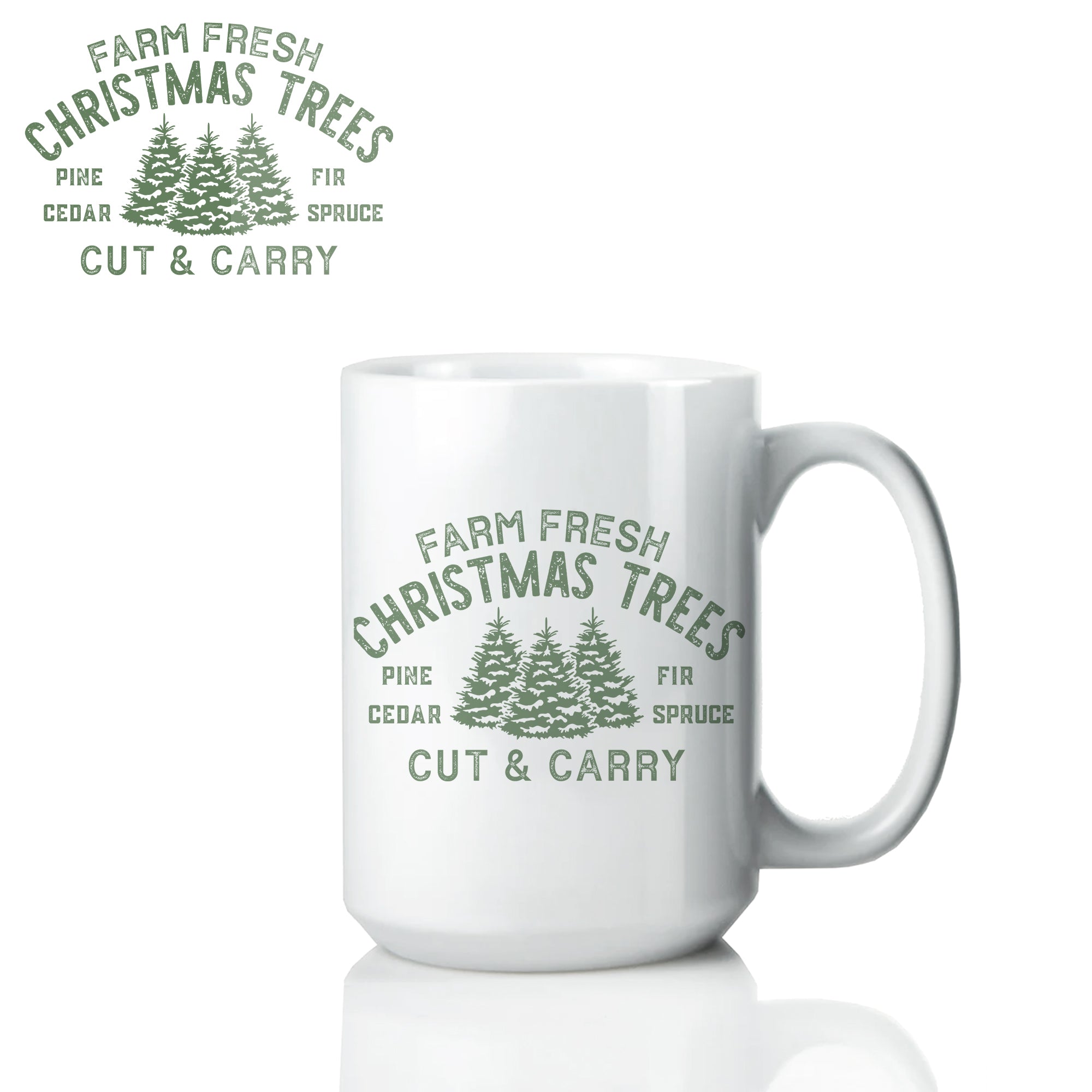 Holiday '23 - Non Personalized 15 oz Ceramic Mug