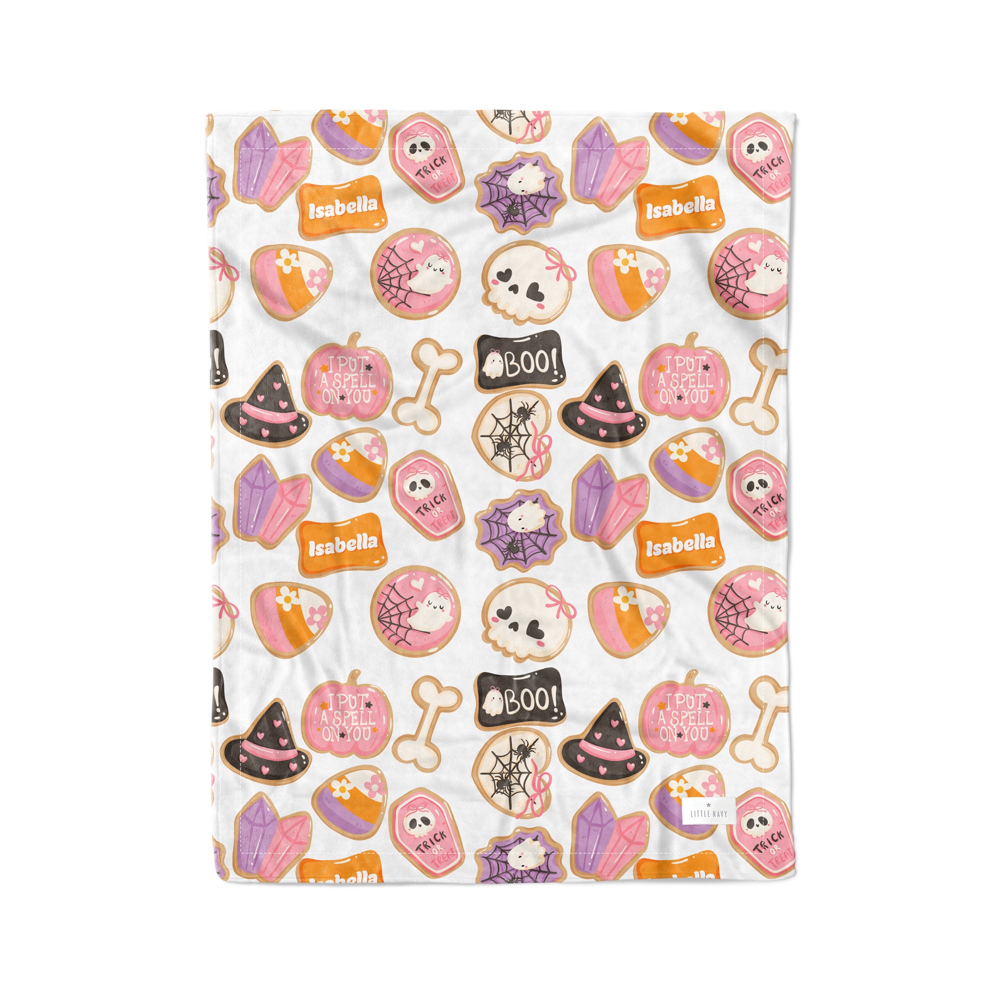 Halloween '25 Personalized Name Blanket - Double Sided