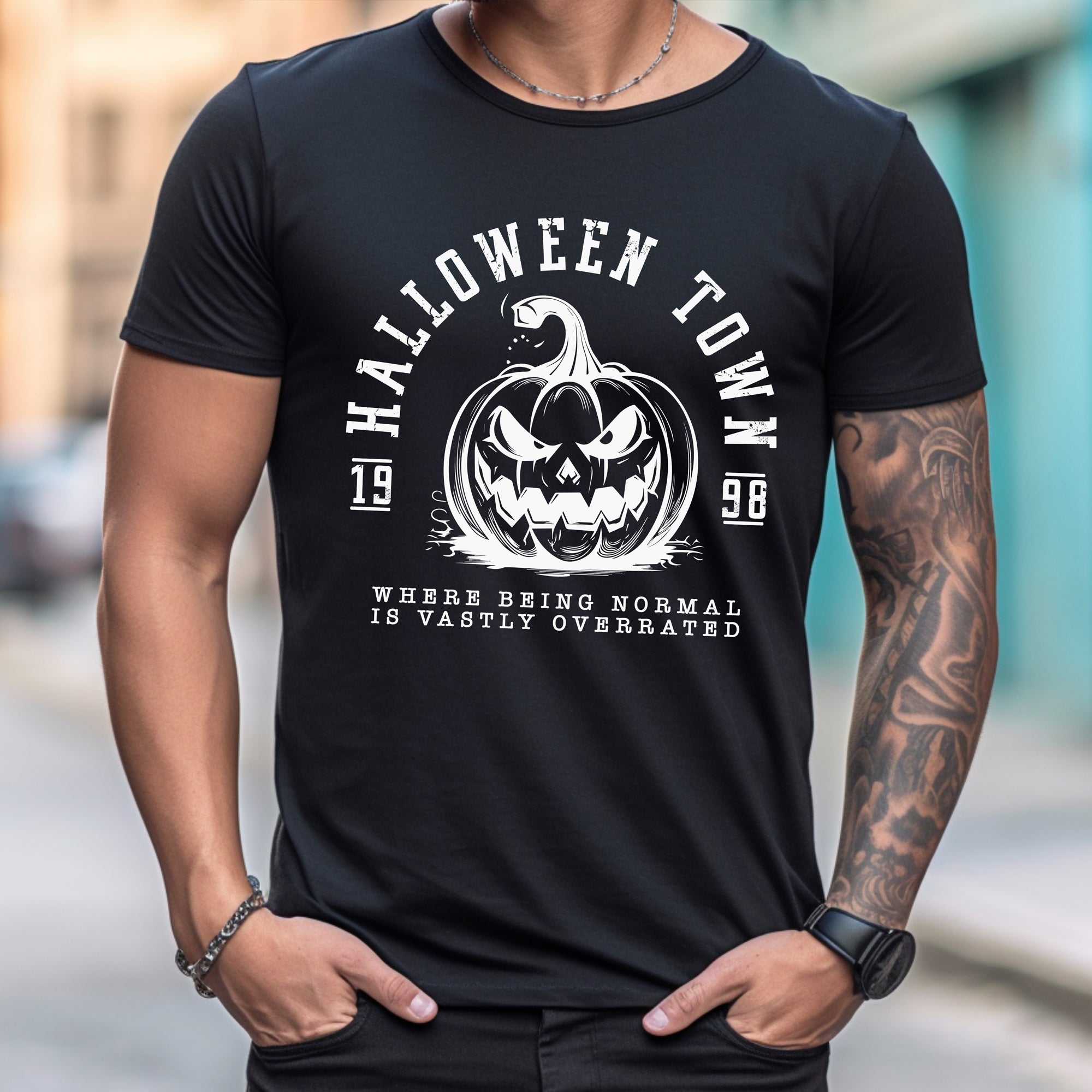 ADULT Unisex Halloween Town T-Shirt