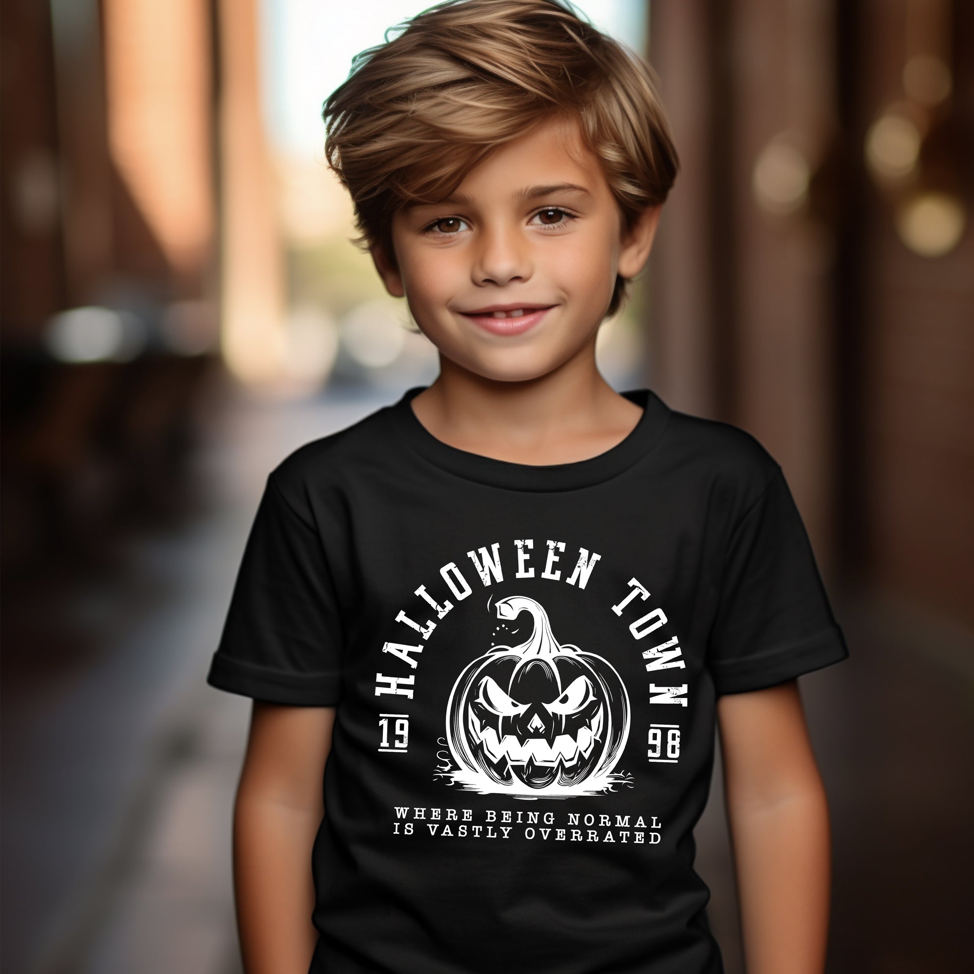 Kids Halloween Town T-Shirt