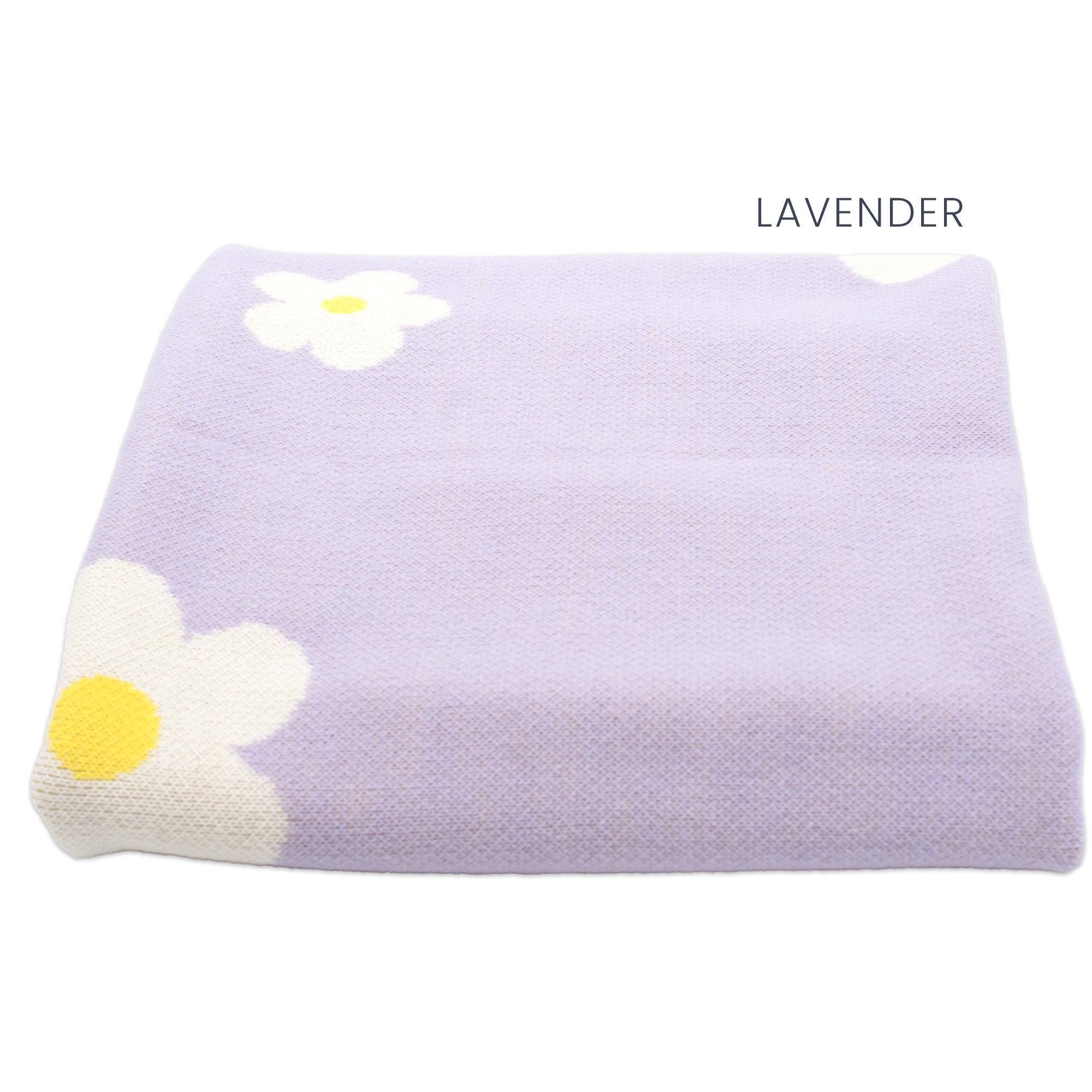 Flower Knit Blanket