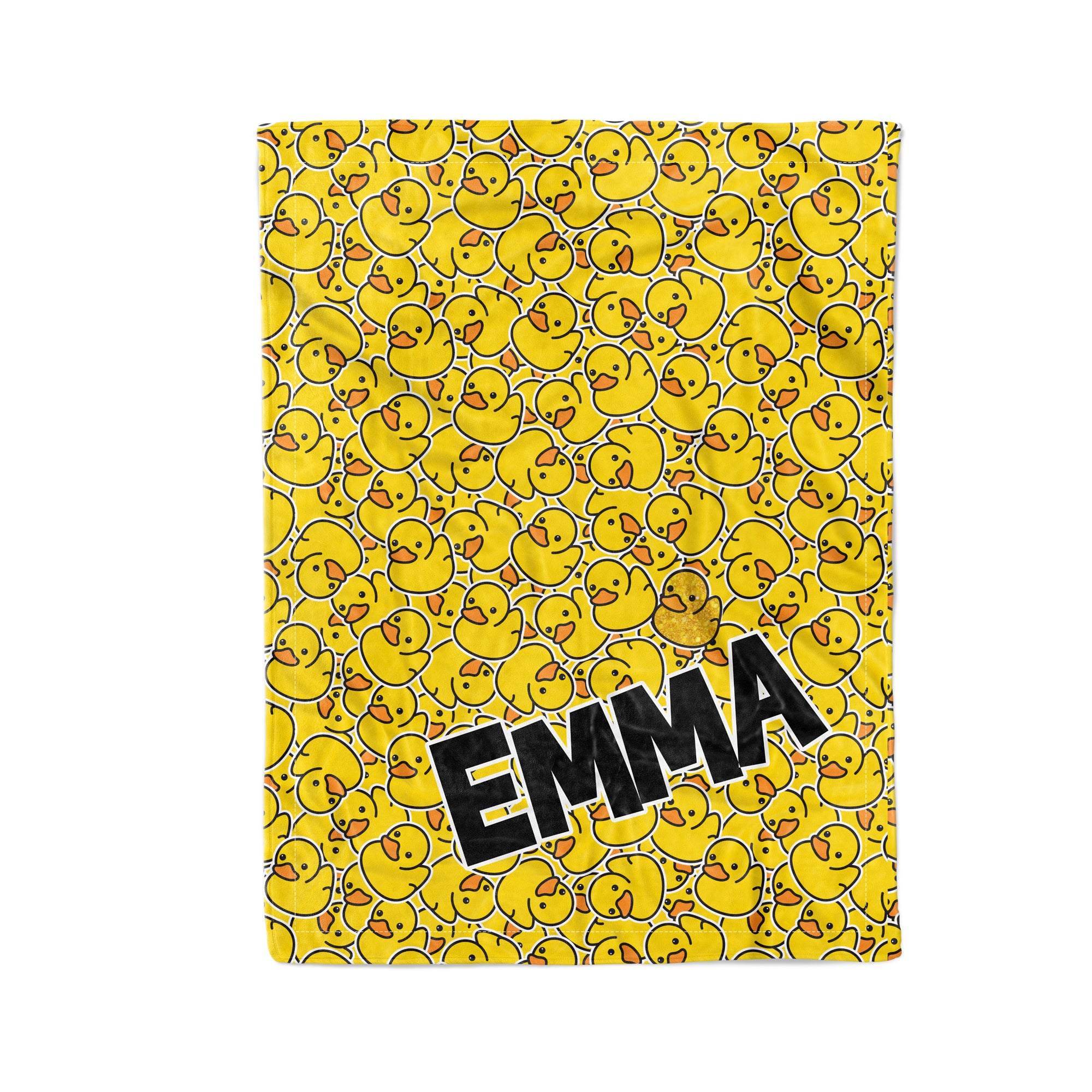 Lucky Ducky - Personalized Double Sided Blanket