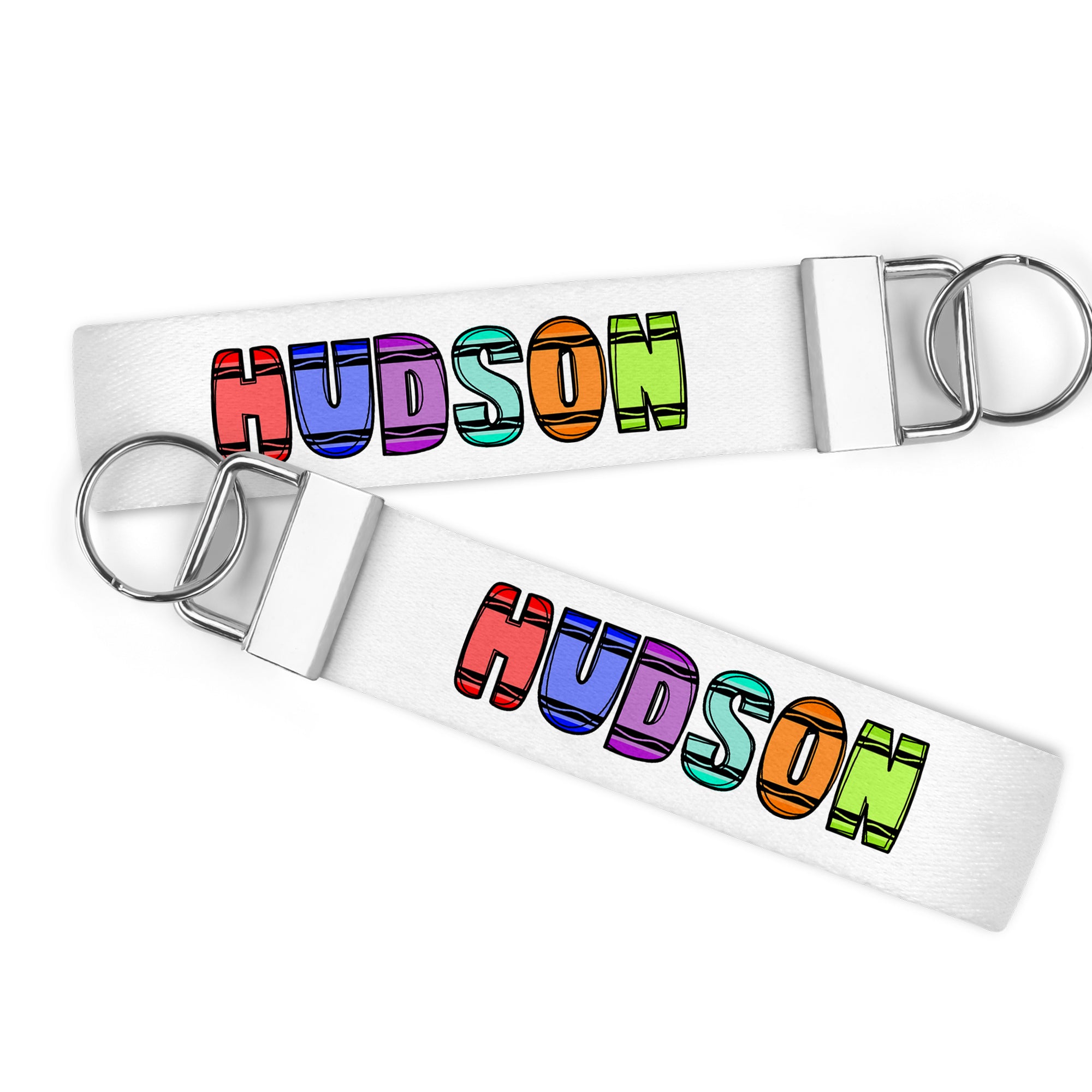 Crayon Font Keychain '25 - Personalized