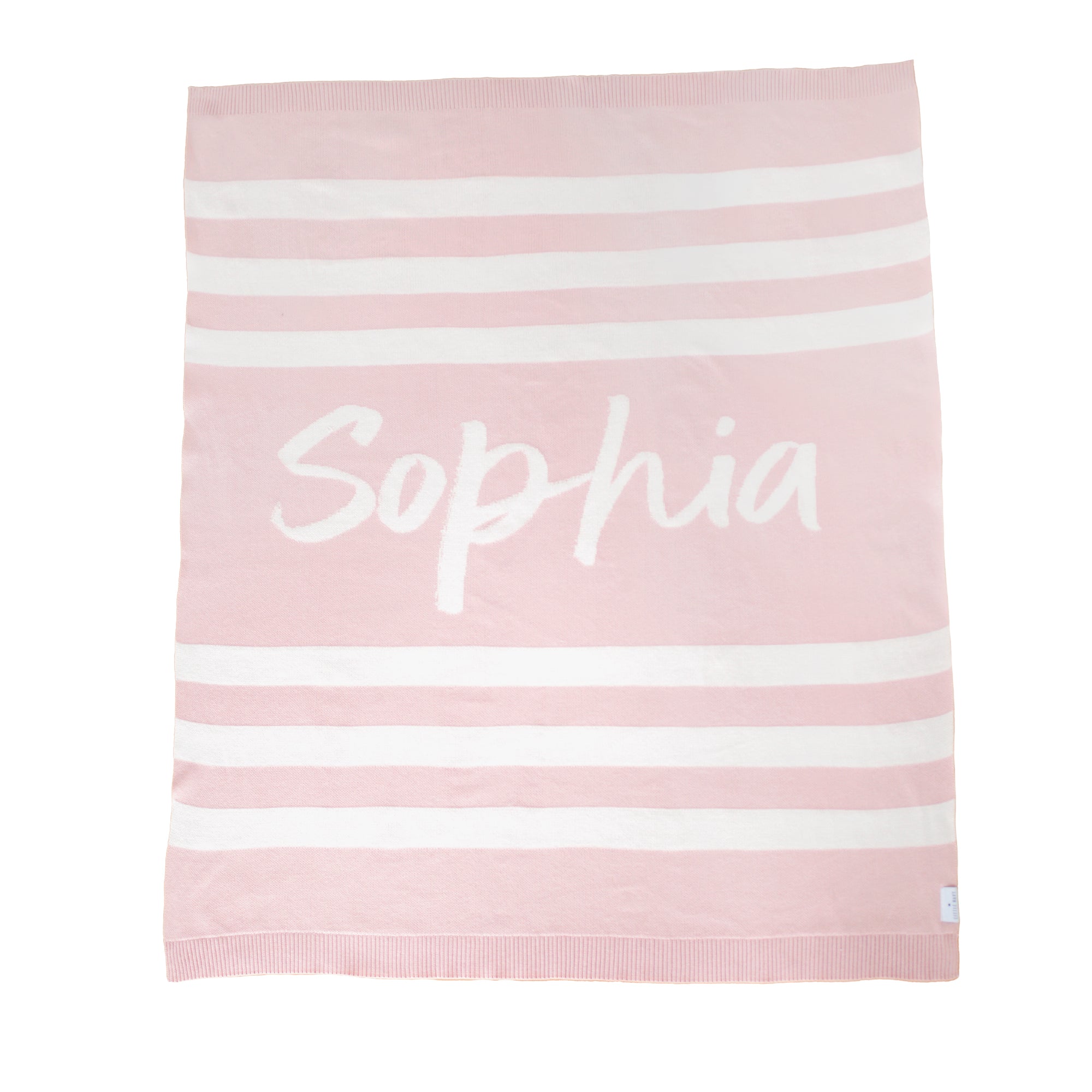 Striped Knit Blanket