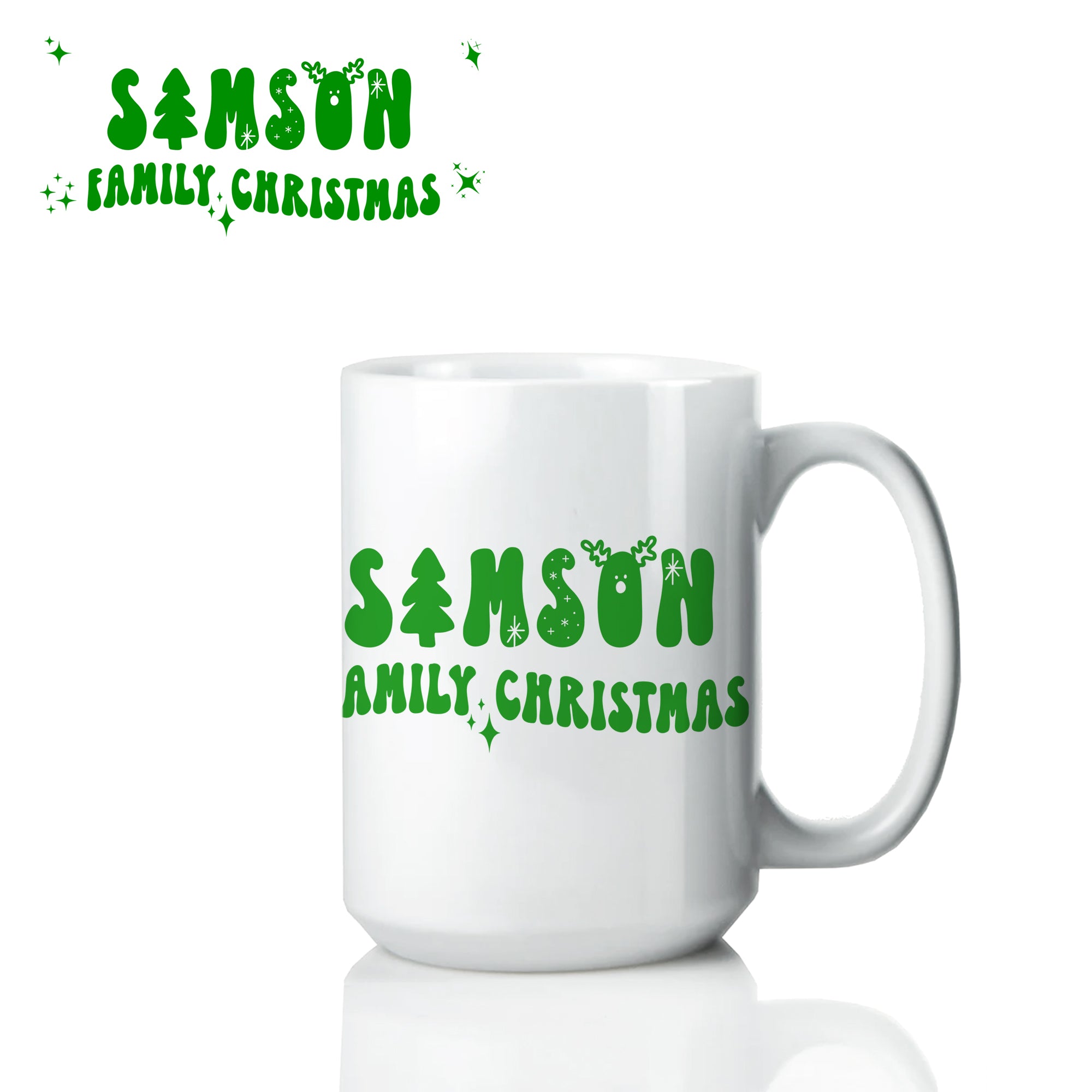 Holiday '23 -Personalized Family 15 oz Ceramic Mug