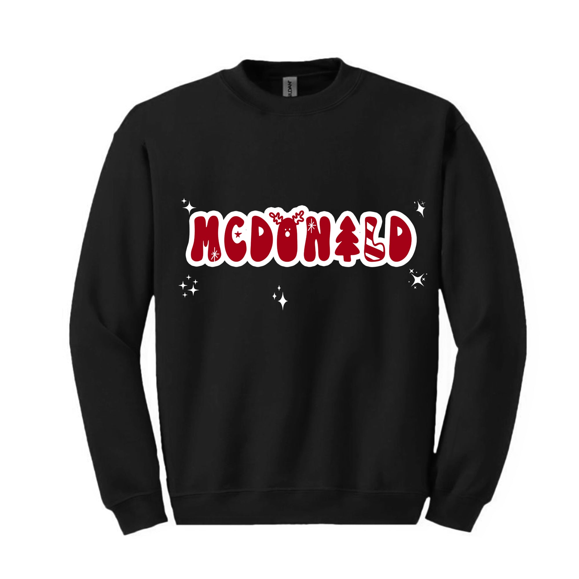 Holiday 2023 - PERSONALIZED RETRO RED - FAMILY SWEATSHIRTS