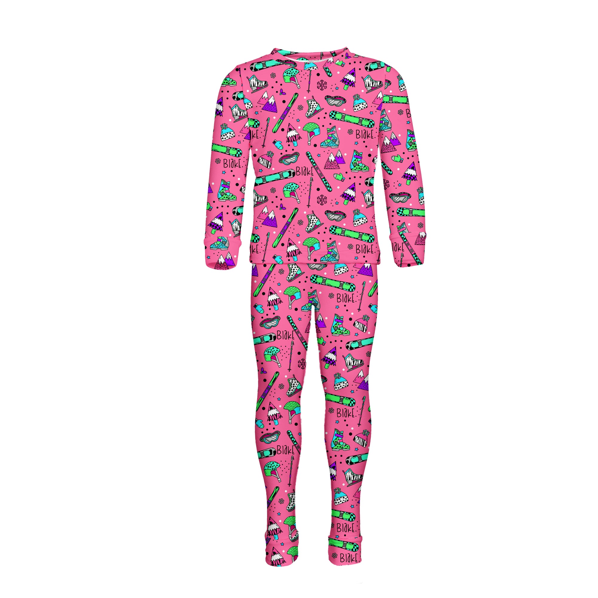 Retro Ski - Personalized Pyjamas
