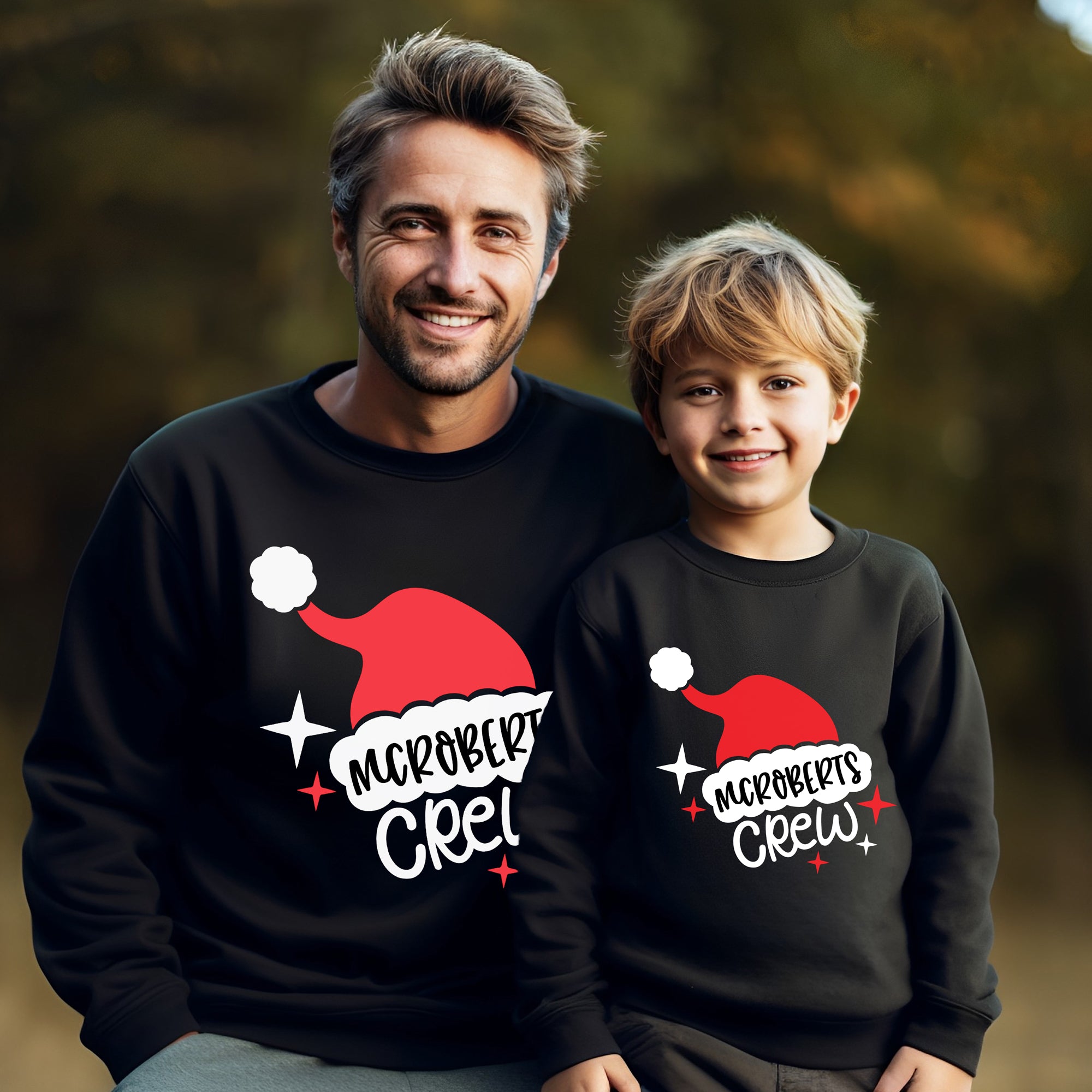Holiday 2023 - PERSONALIZED SANTA'S CREW - FAMILY SWEATSHIRTS