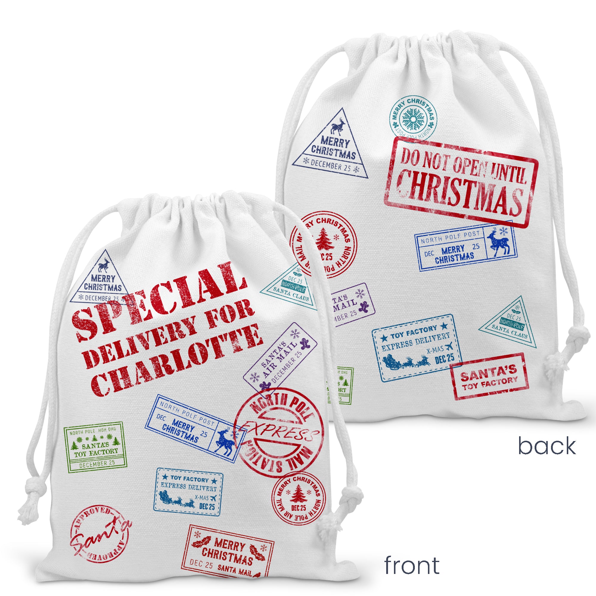 Holiday 2023 - Personalized Santa Sacks