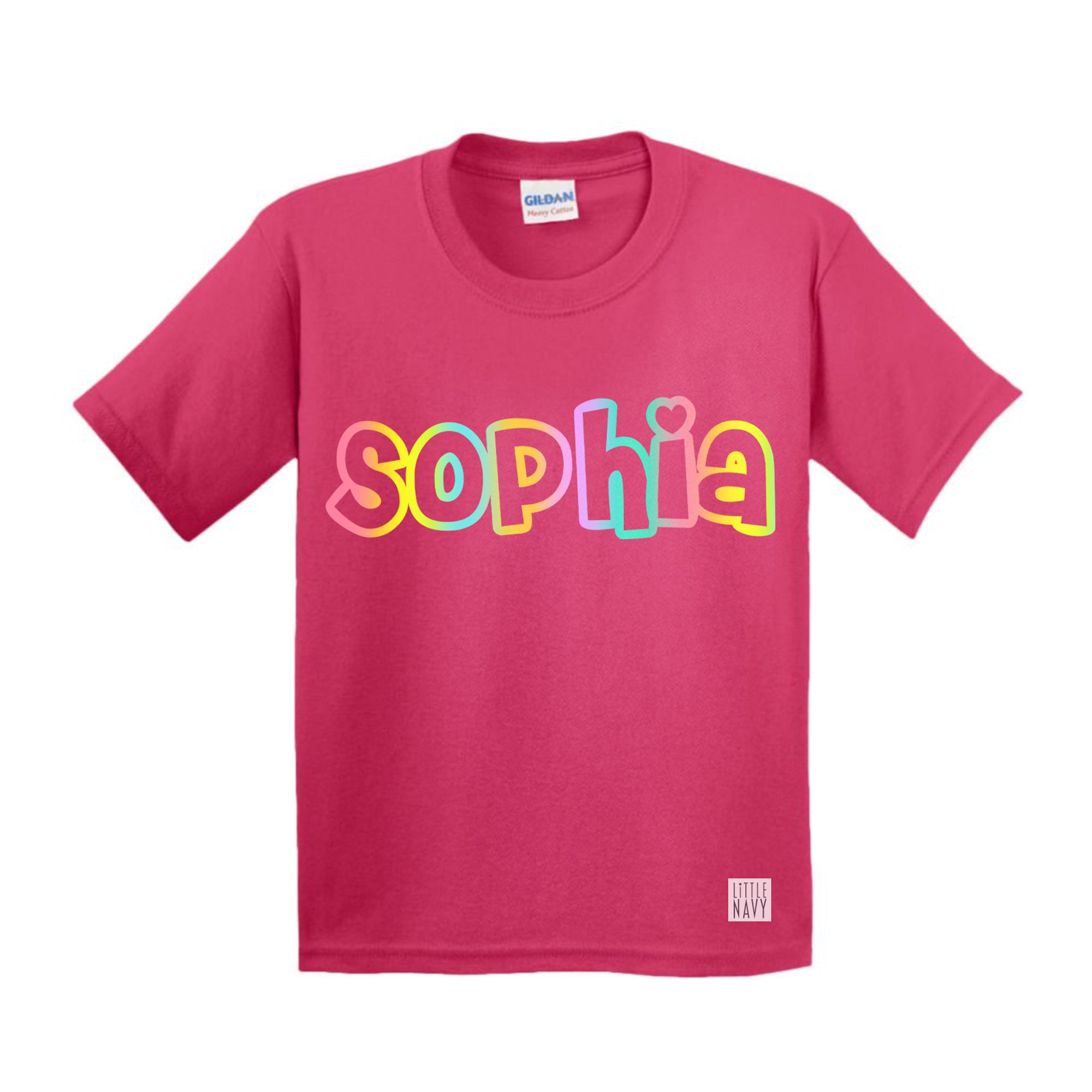 Summer 2023 - Rainbow Name T Shirt