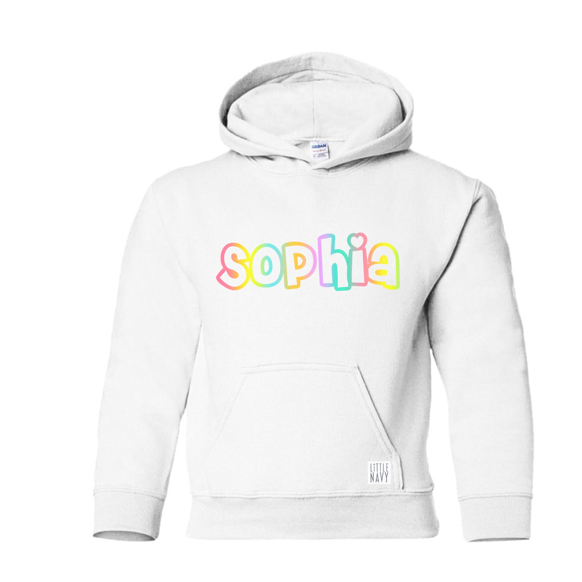 Summer 2023 - Rainbow Name Hoodie