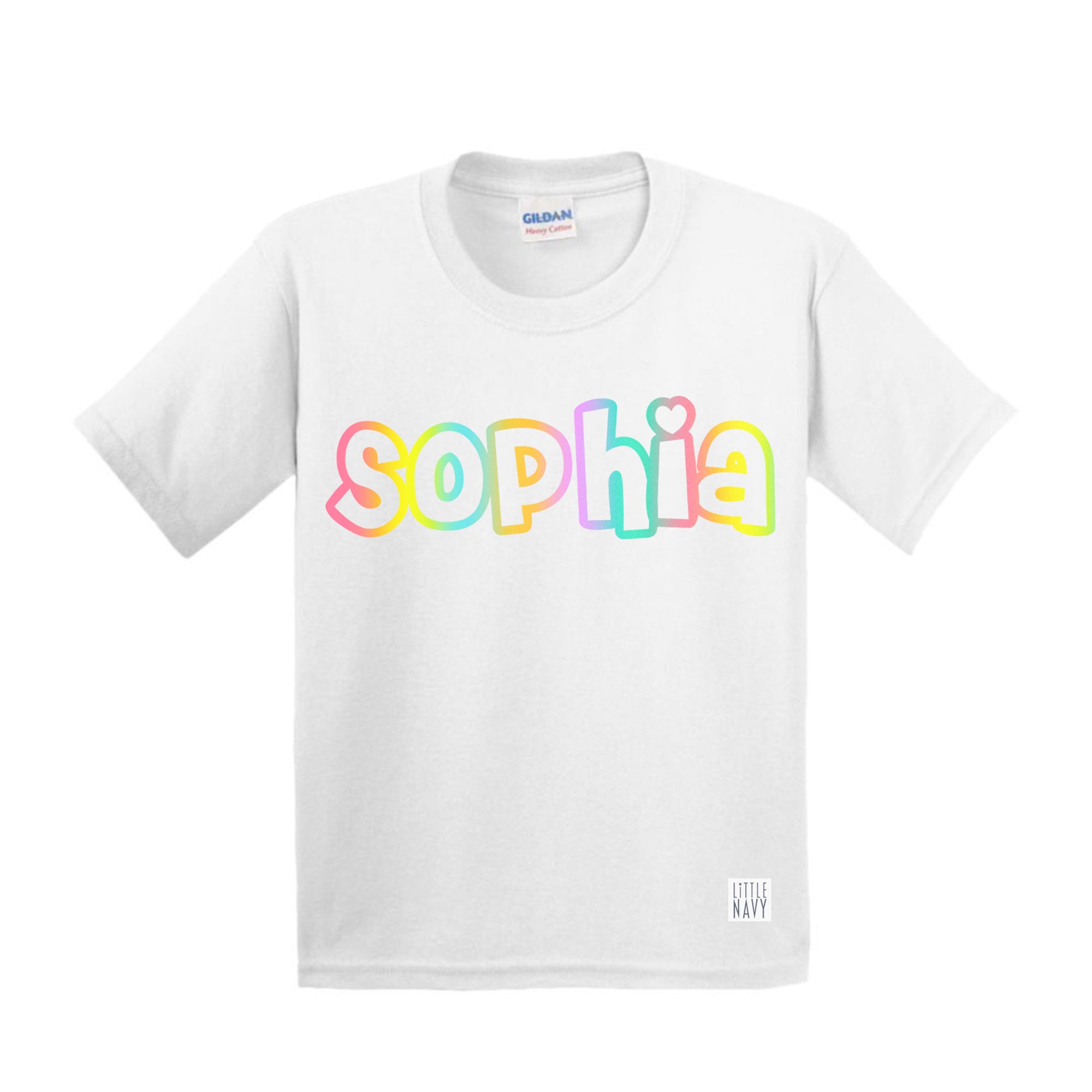 Summer 2023 - Rainbow Name T Shirt