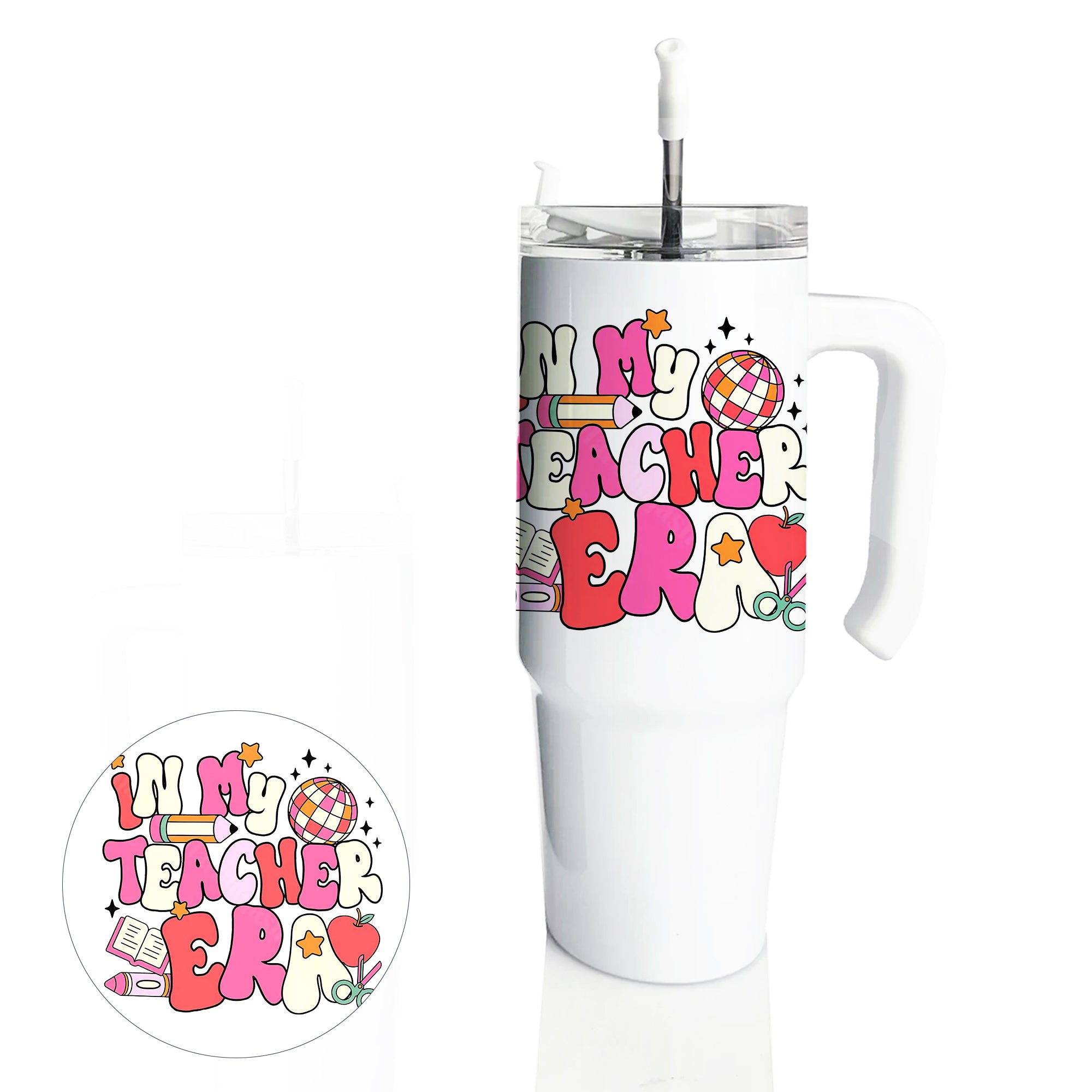 In my Teacher Era 30 oz GrippyTumbler