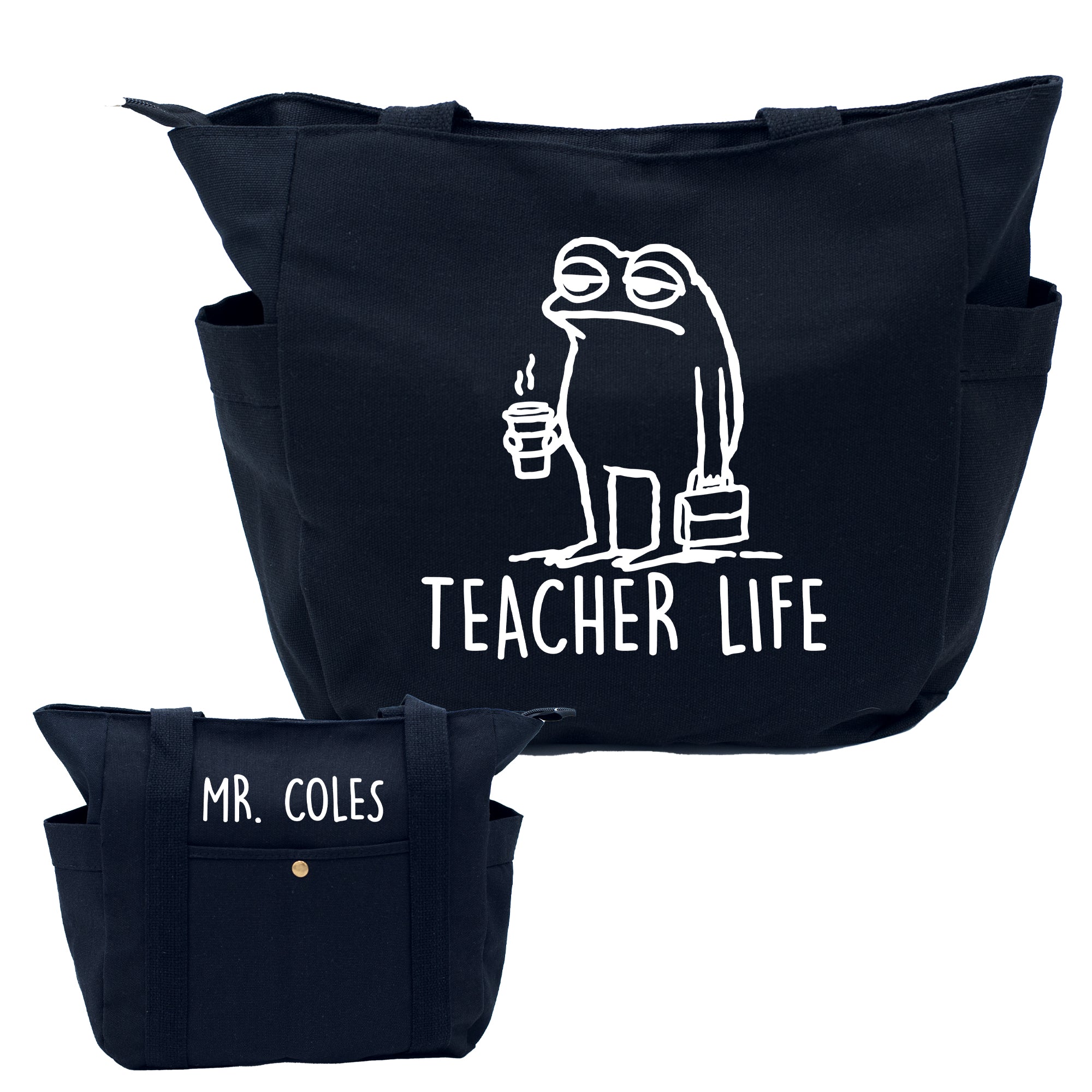 NEW Teacher Totes '25 - Personalized UNISEX DESIGNS