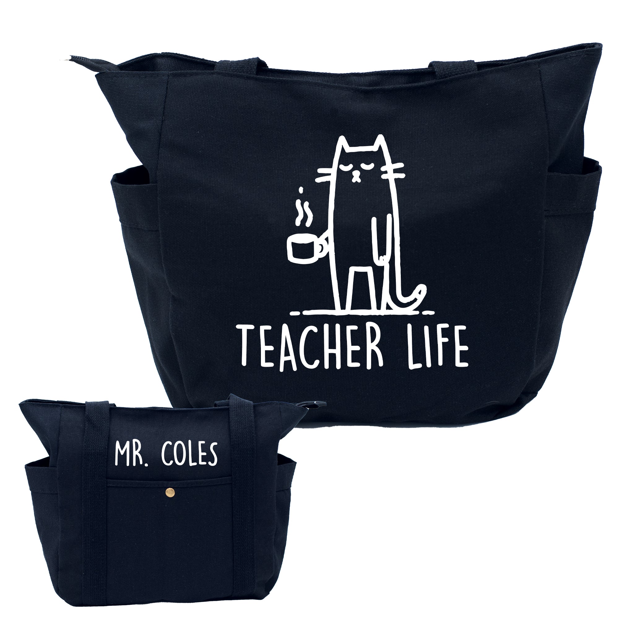 NEW Teacher Totes '25 - Personalized UNISEX DESIGNS