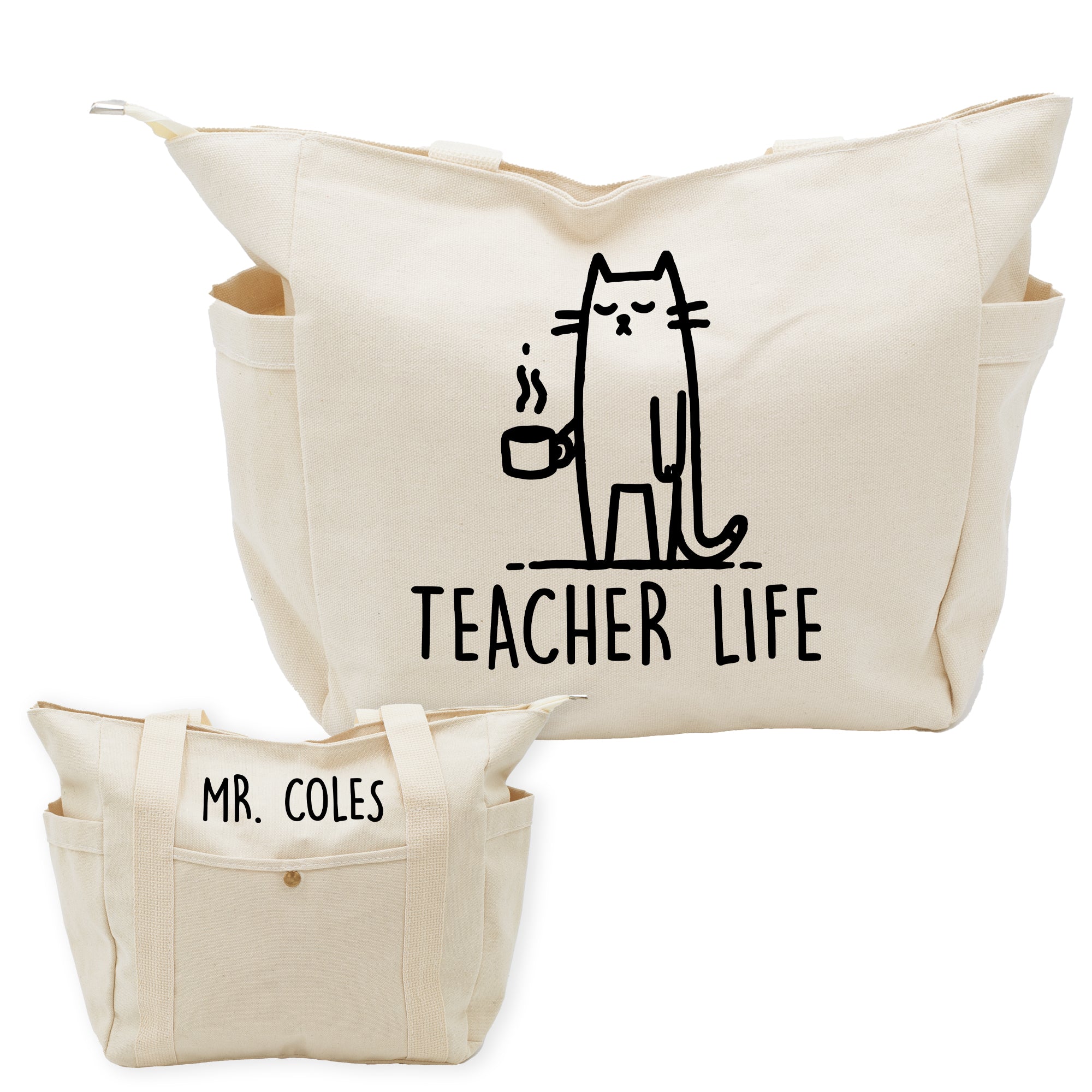 NEW Teacher Totes '25 - Personalized UNISEX DESIGNS