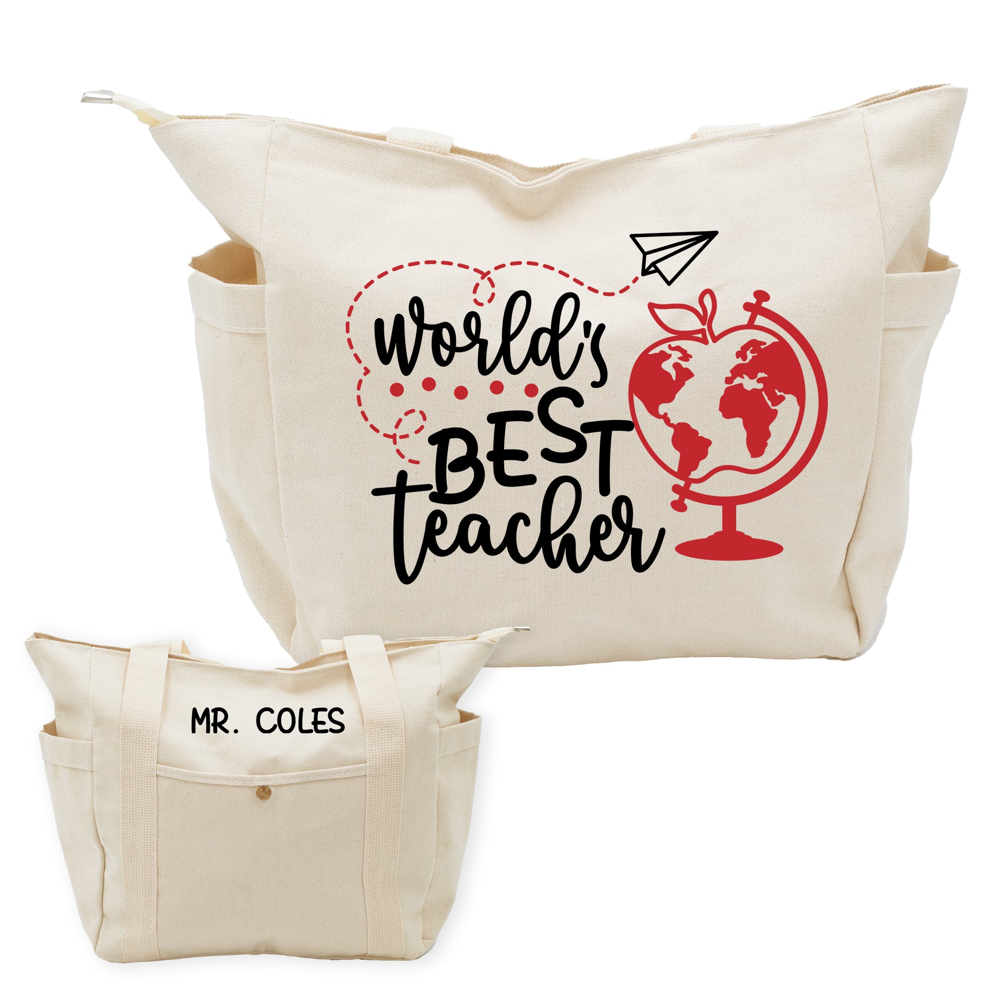 NEW Teacher Totes '25 - Personalized UNISEX DESIGNS