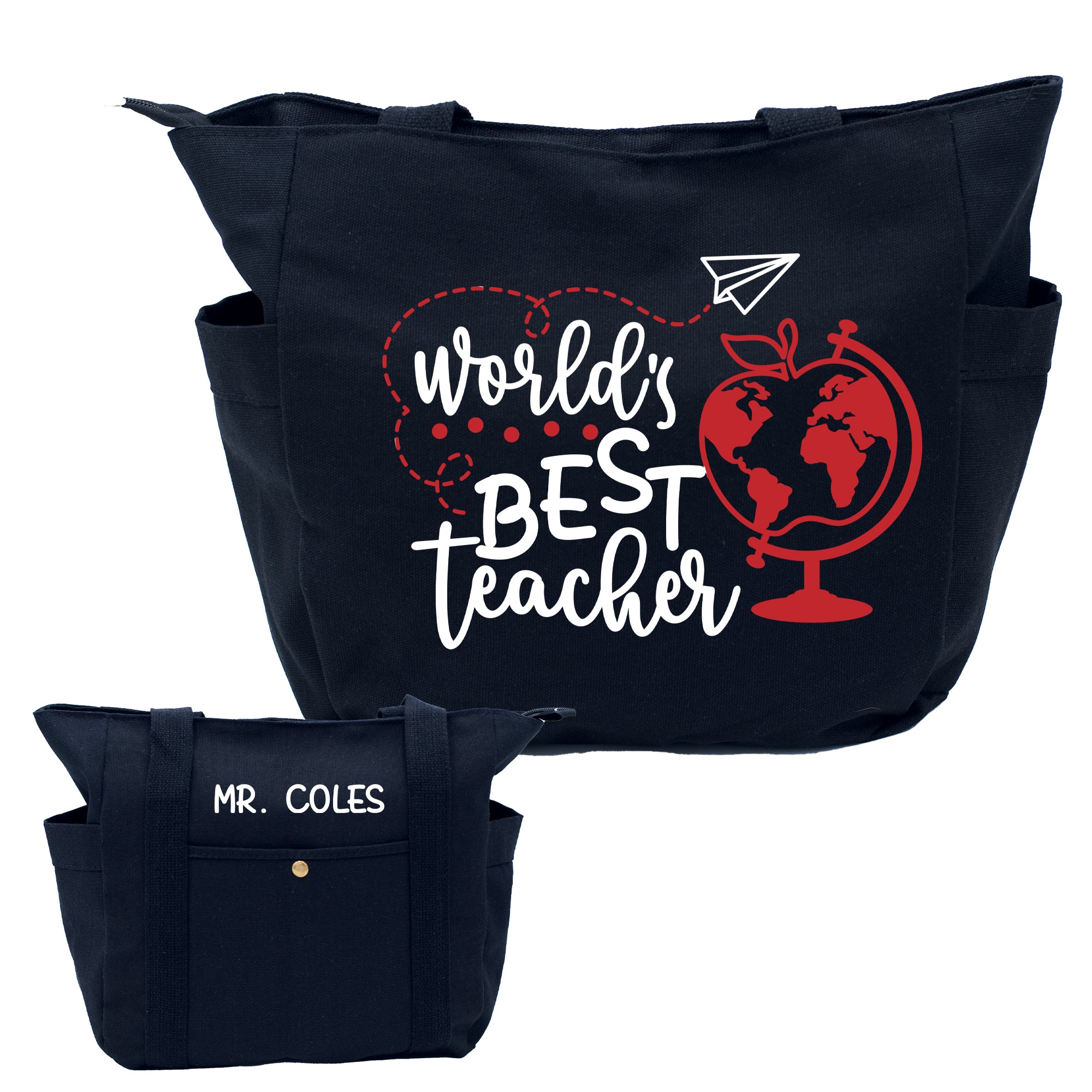 NEW Teacher Totes '25 - Personalized UNISEX DESIGNS