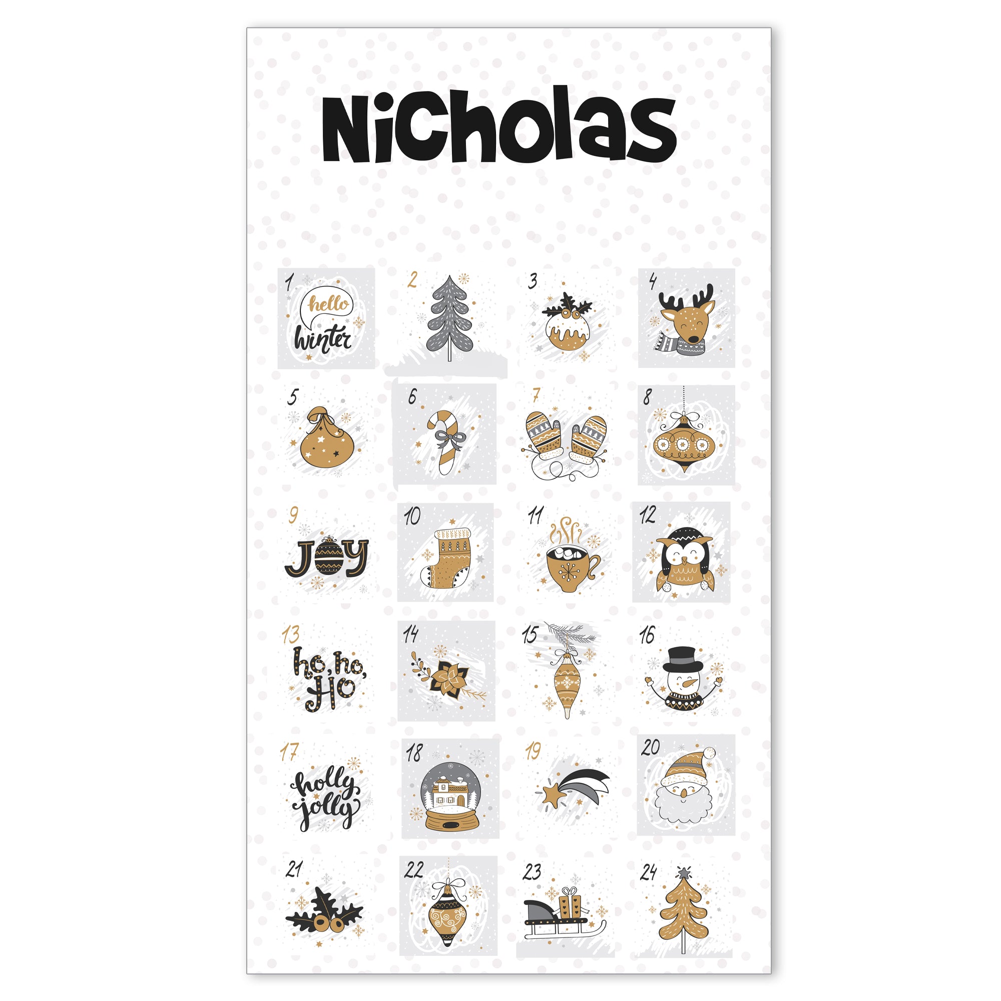Holiday 2023 - Personalized Advent Calendar
