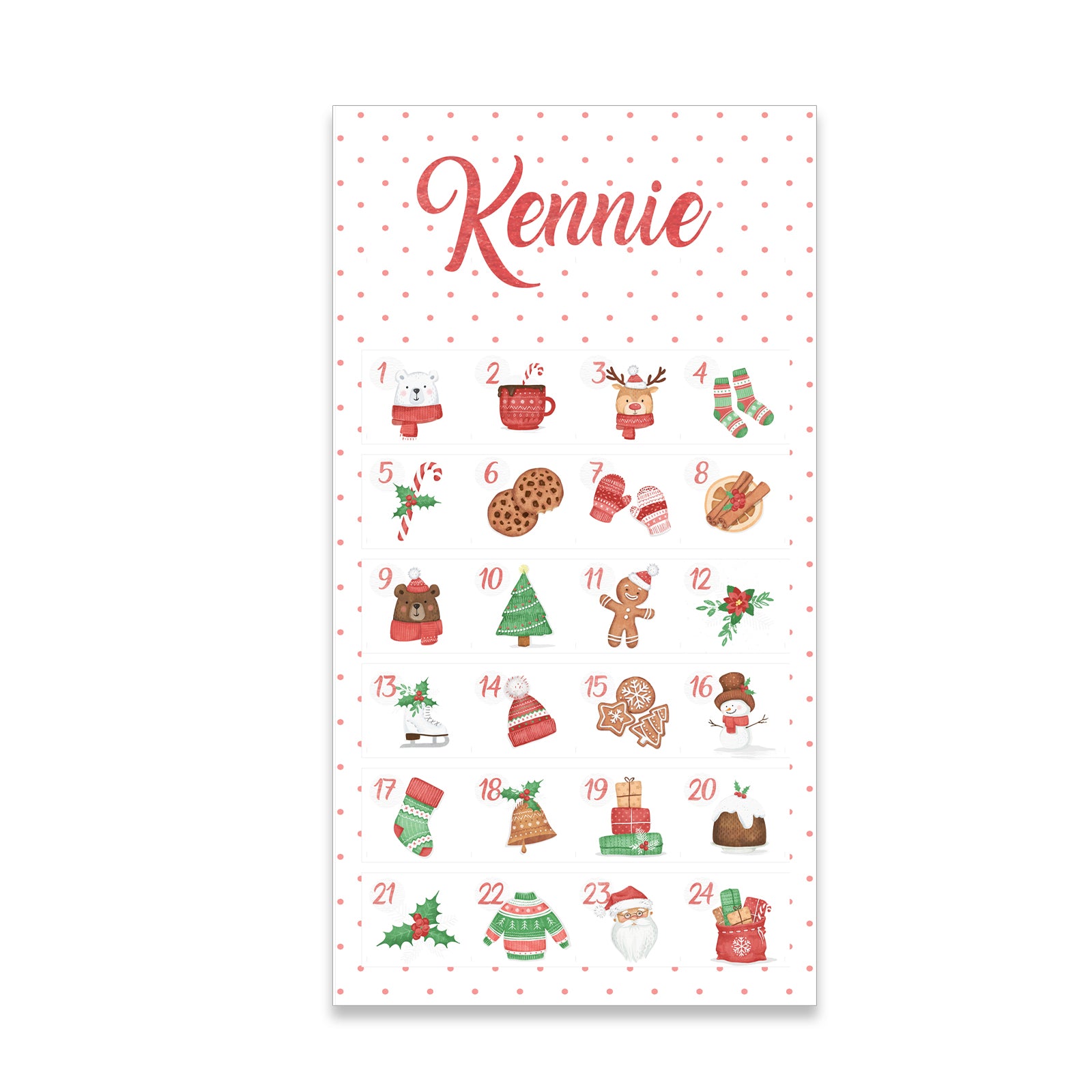 Holiday 2023 - Personalized Advent Calendar