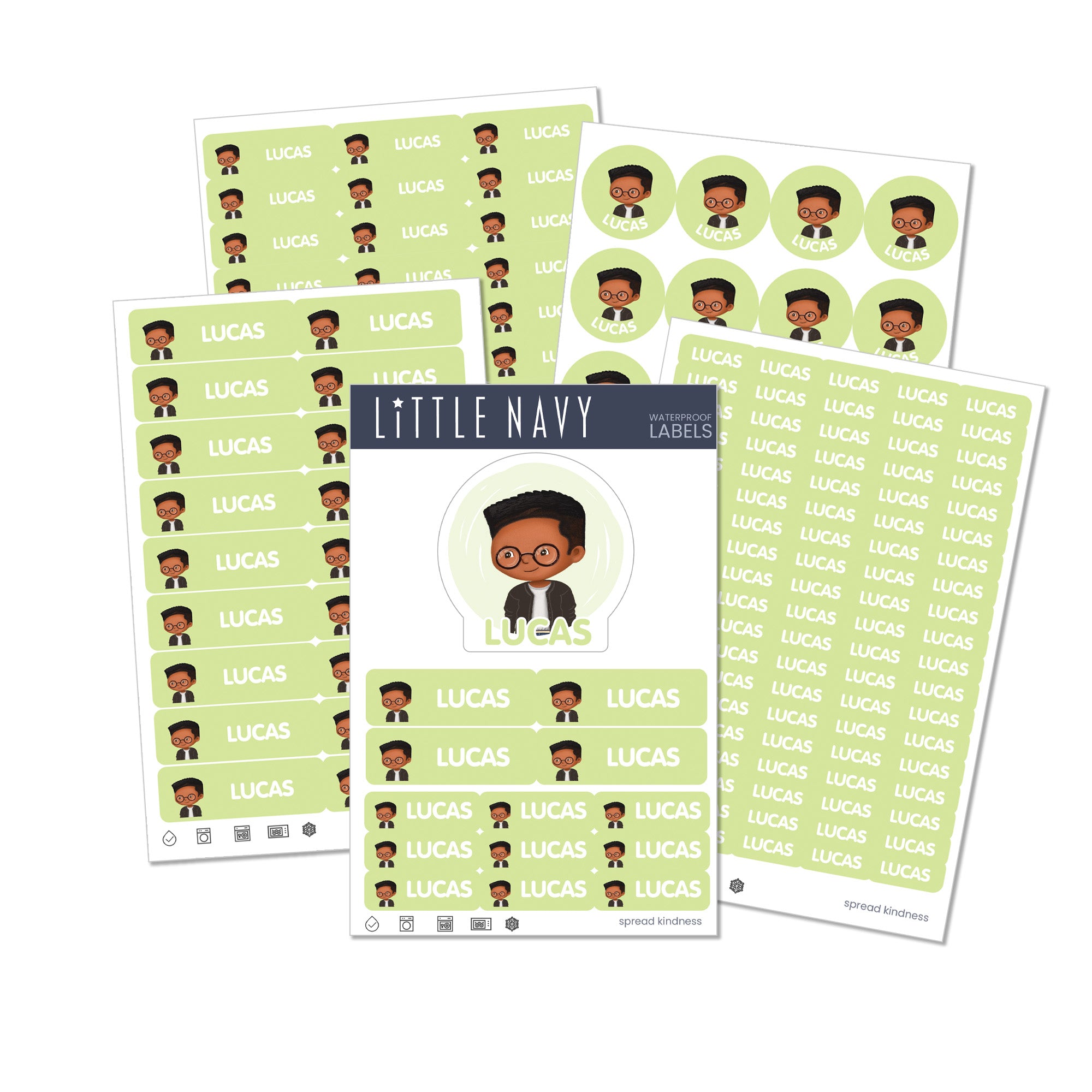 Ultimate Label Pack - 183 Waterproof Labels (LITTLE ME)