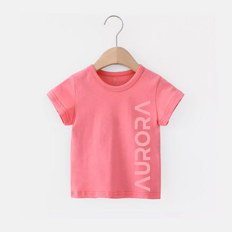 Personalized Side Name T-Shirt