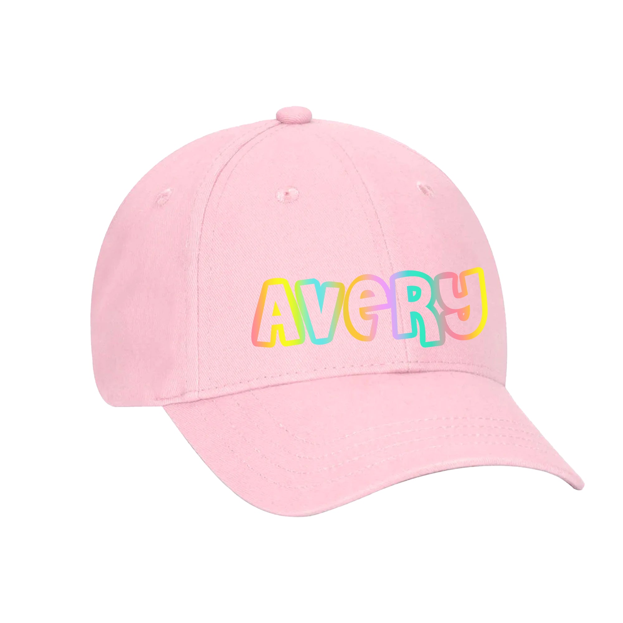 KIDS Personalized Hat -Outline Name