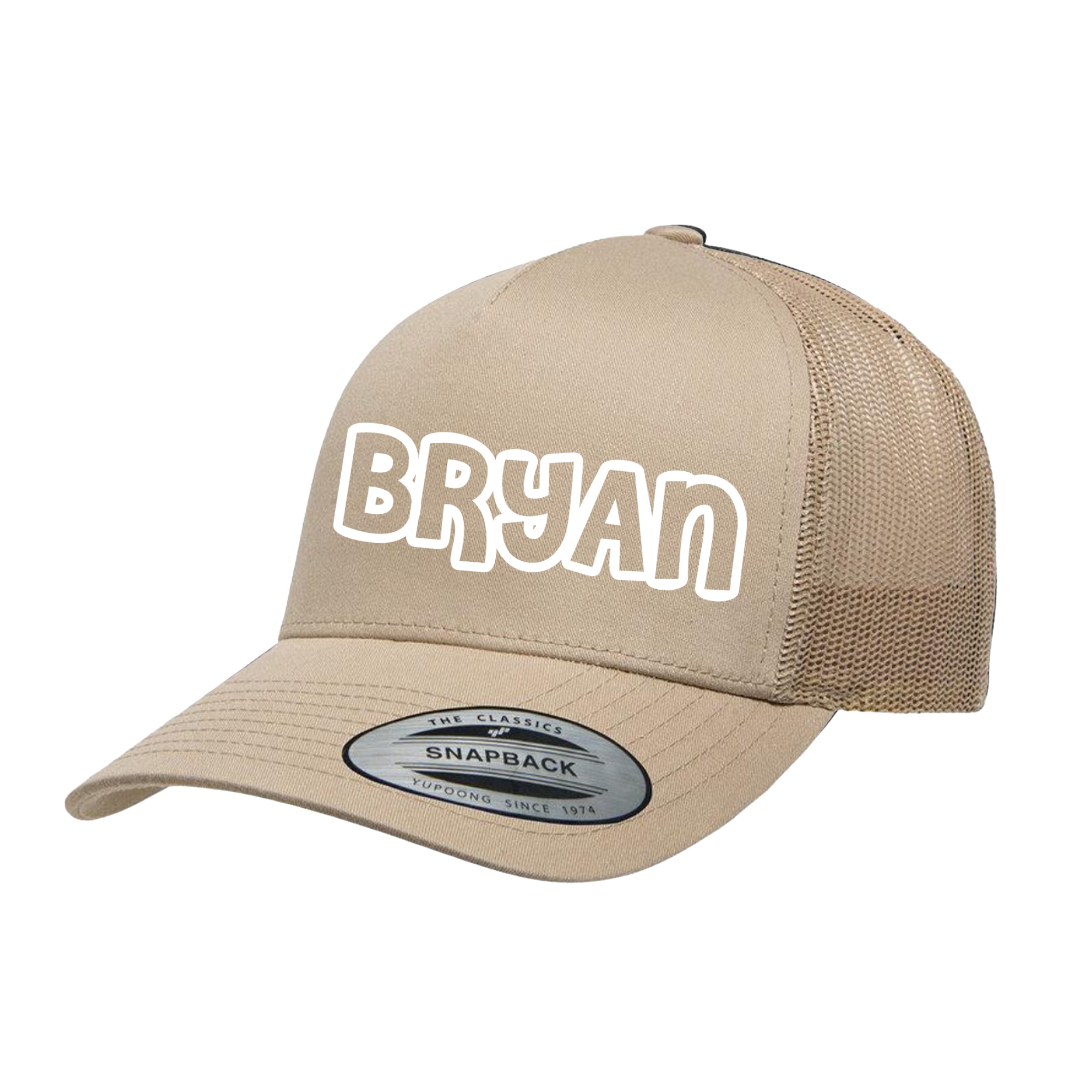 ADULT Personalized Hat - Outline Name