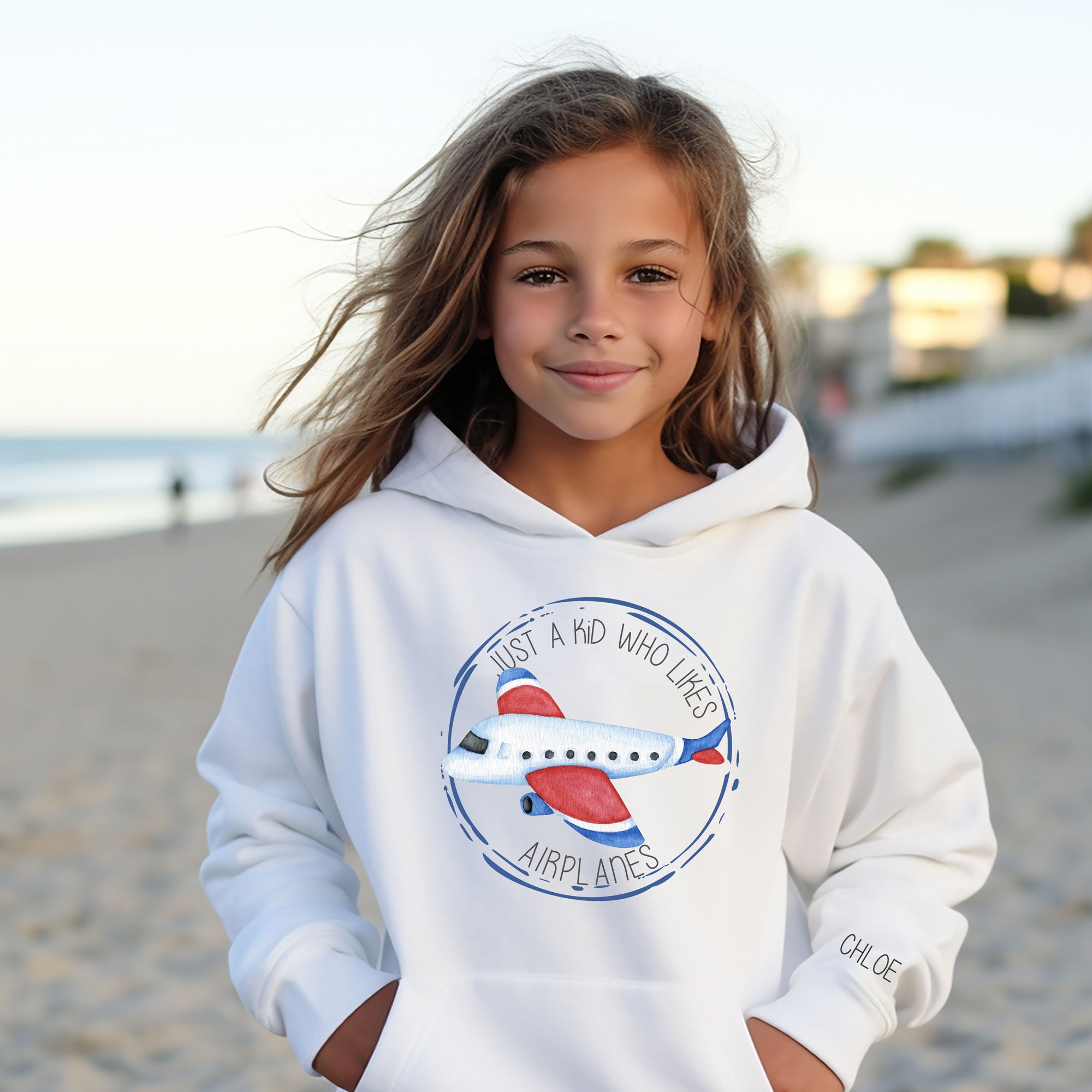 Just a Kid who likes AIRPLANES - Personalized Apparel