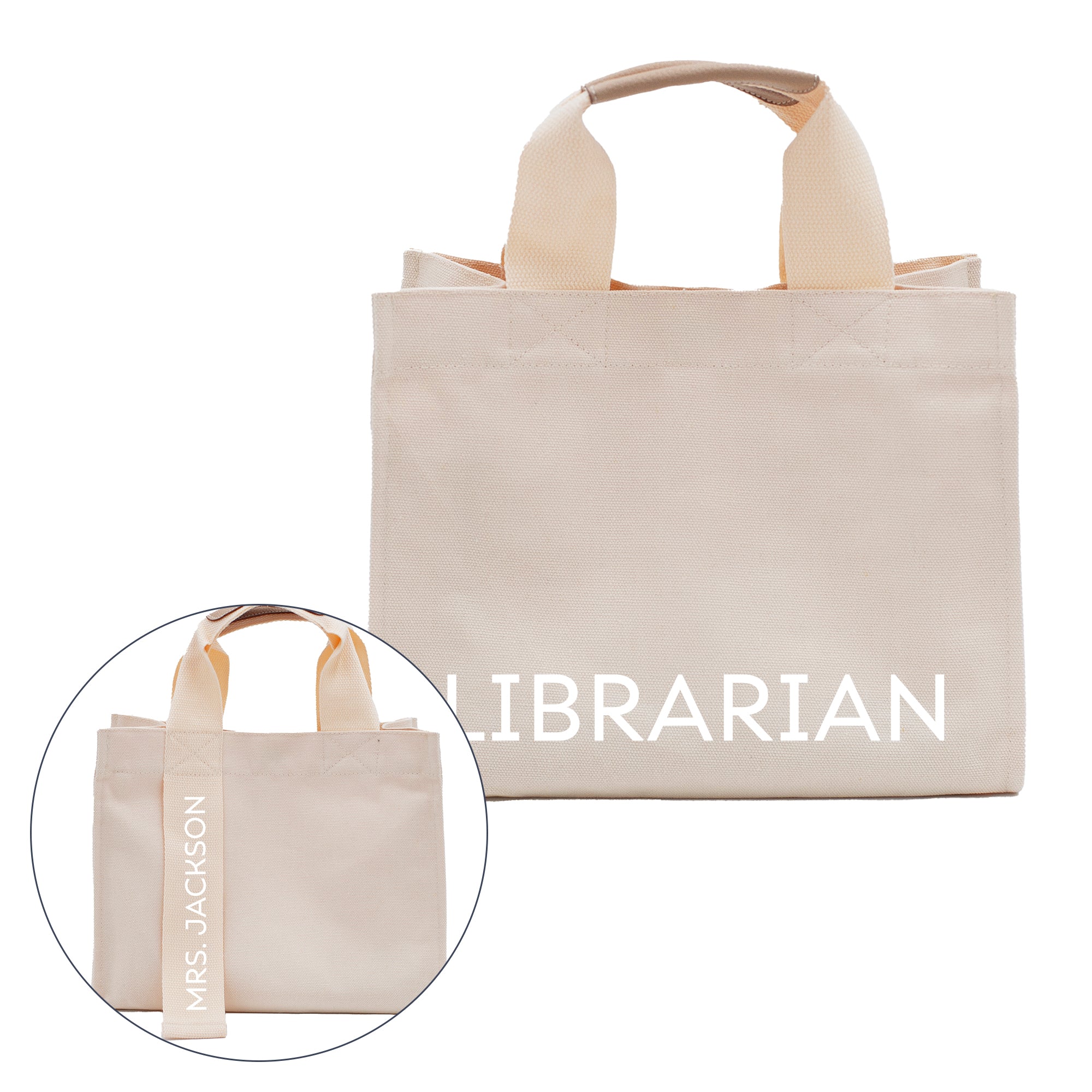 Modern Personalized Tote Bag