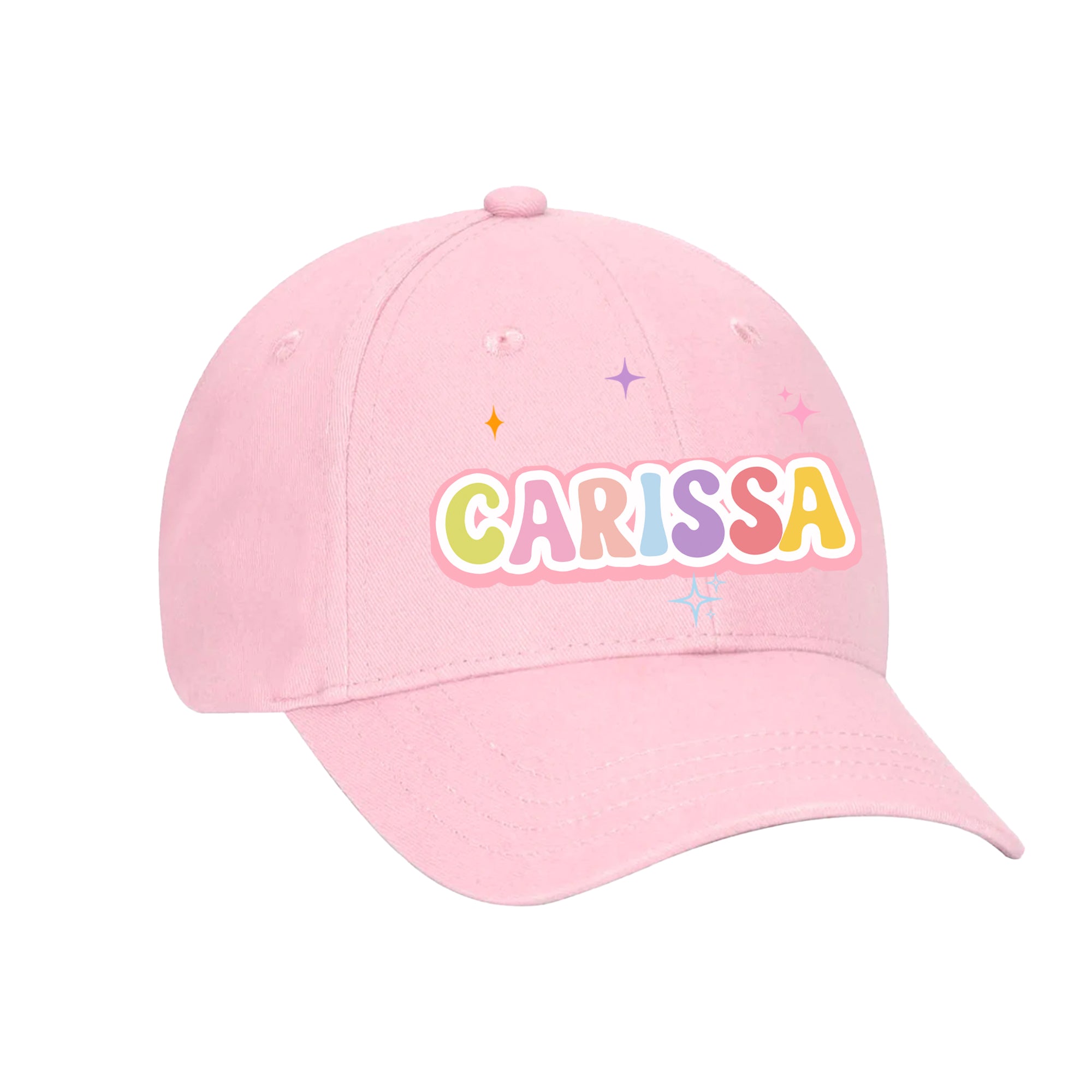 KIDS Personalized Hat - Bright Retro Name