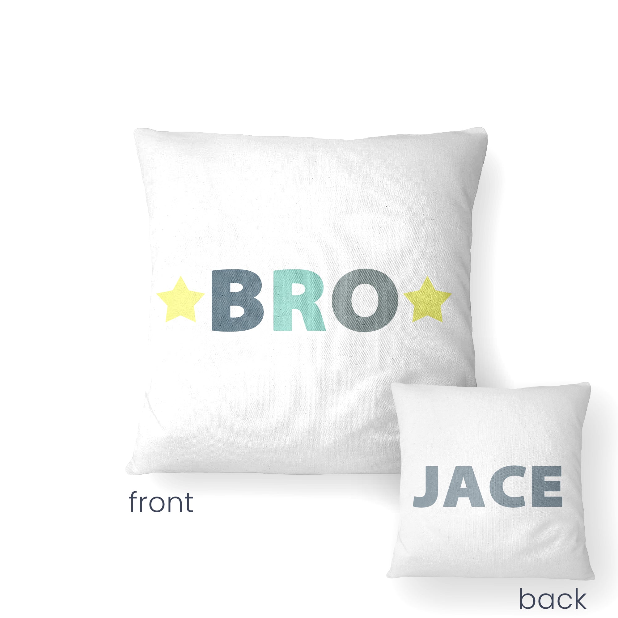 Personalized BRO - Decorative Pillow