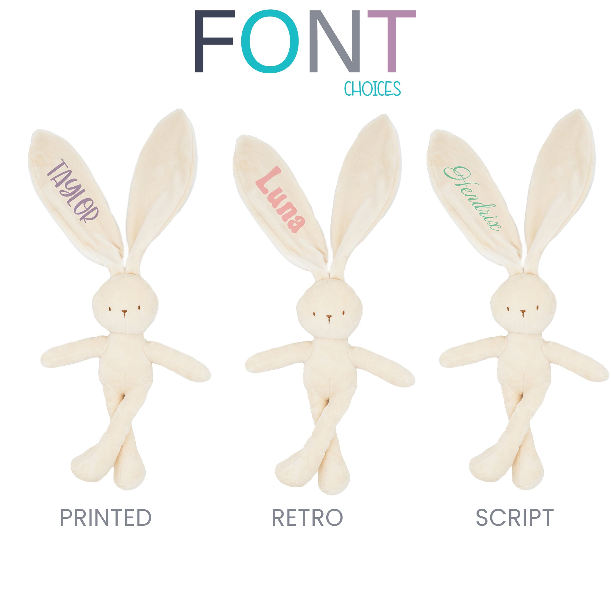 Personalized Bunny Plush