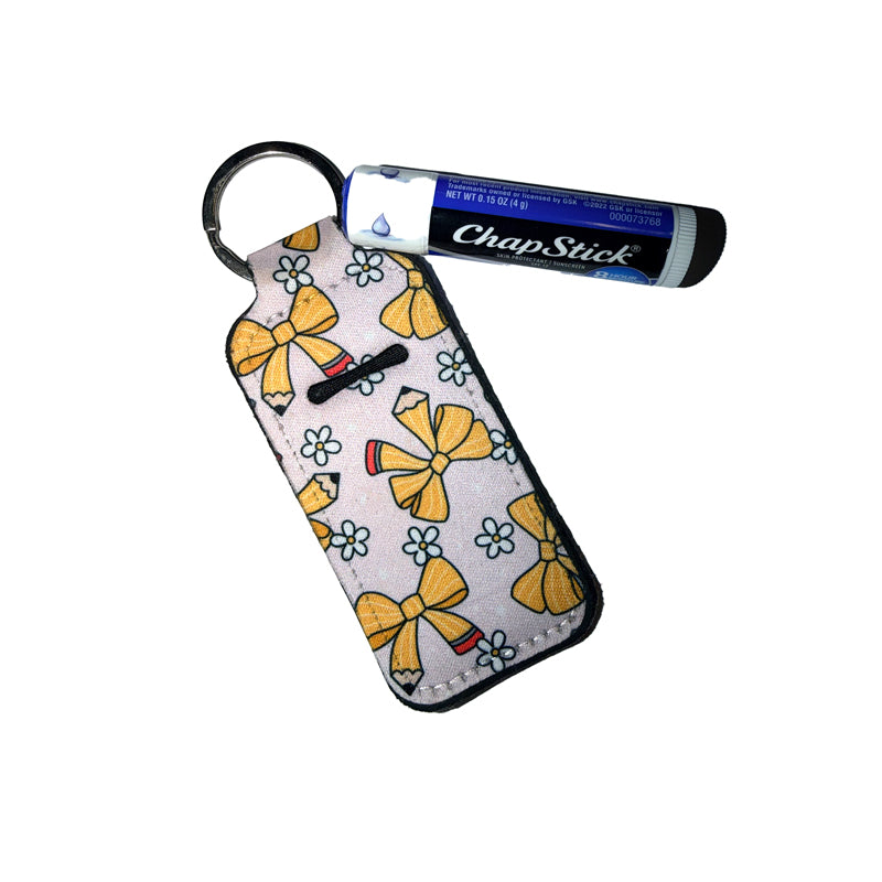 Personalized LipBalm Holder KeyChain