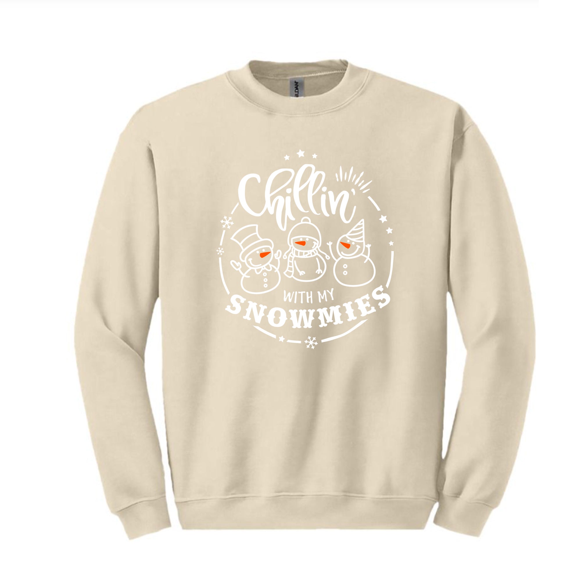 Holiday 2023 - ADULT CHILLIN' with my SNOWMIES -  CREWNECK SWEATSHIRT
