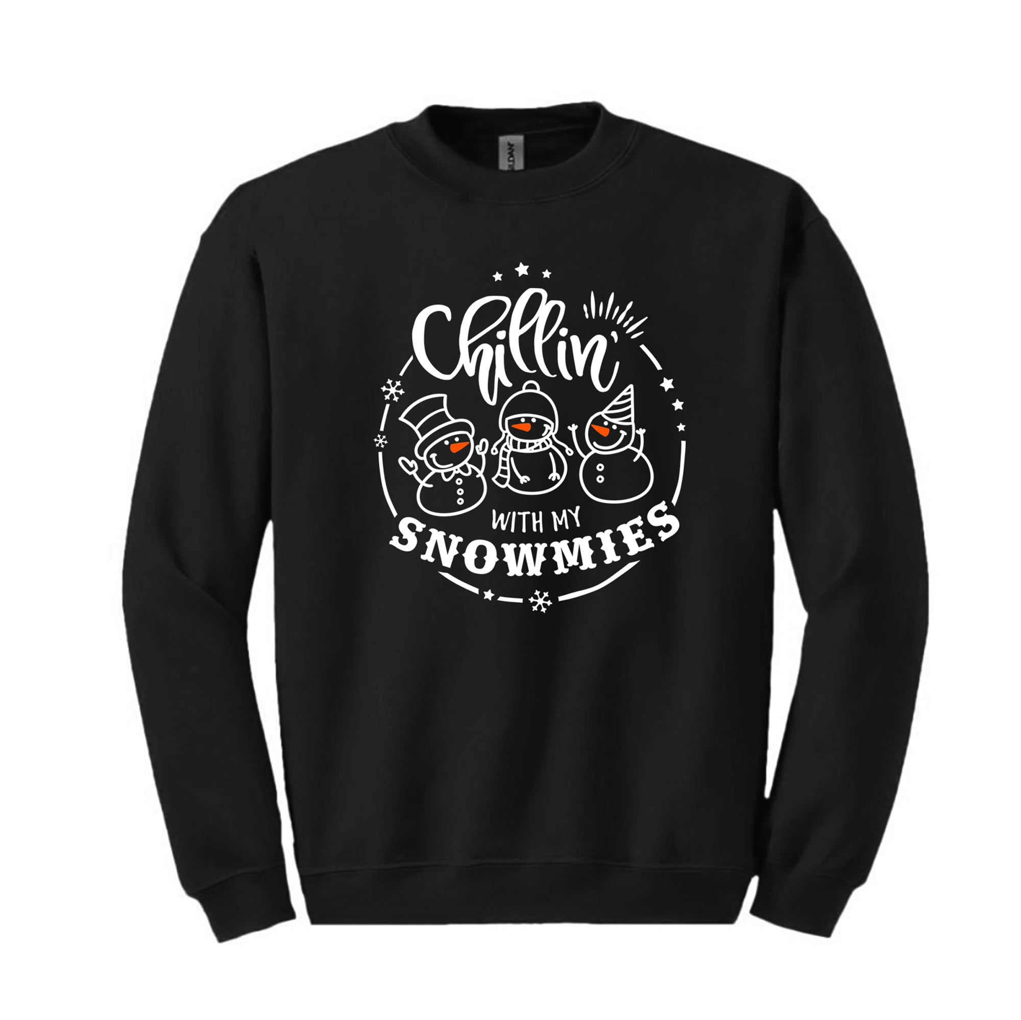 Holiday 2023 - ADULT CHILLIN' with my SNOWMIES -  CREWNECK SWEATSHIRT