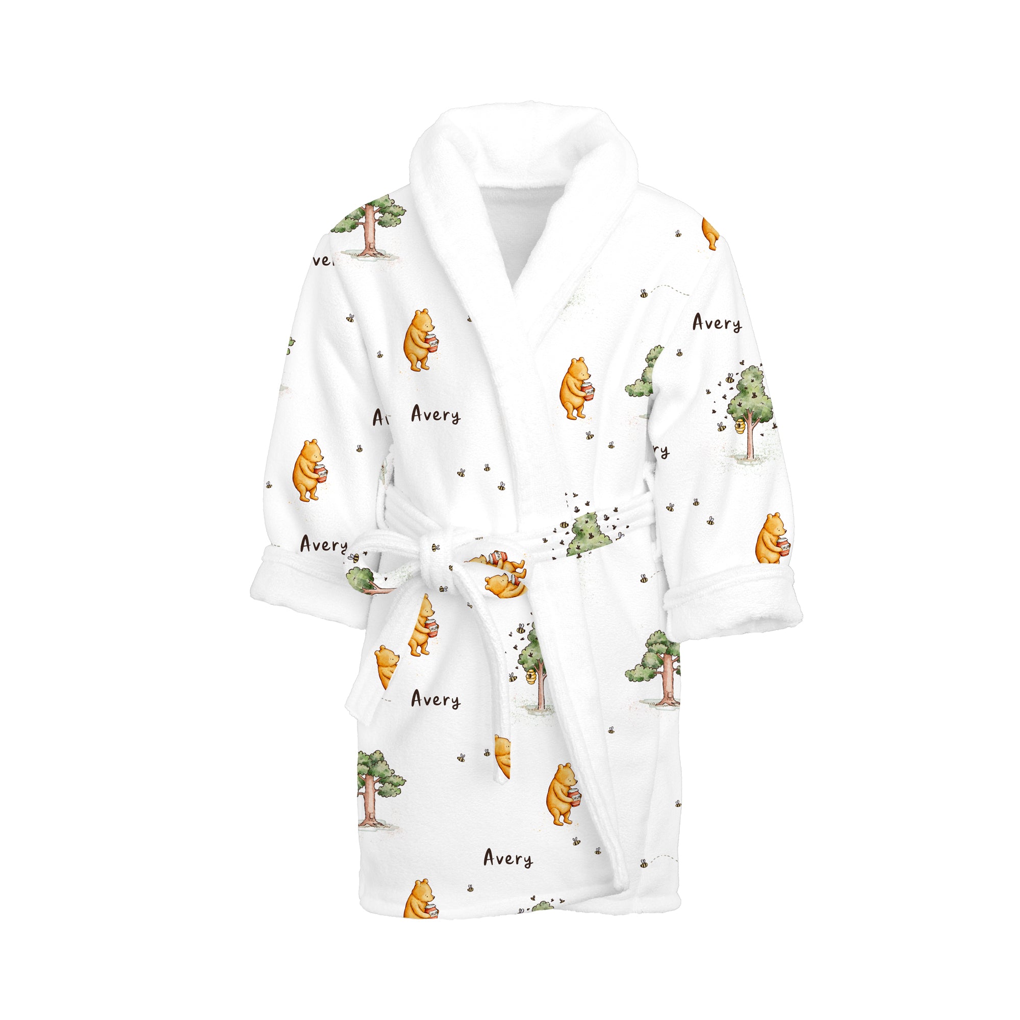 Classic Pooh - Personalized SHERPA Robe