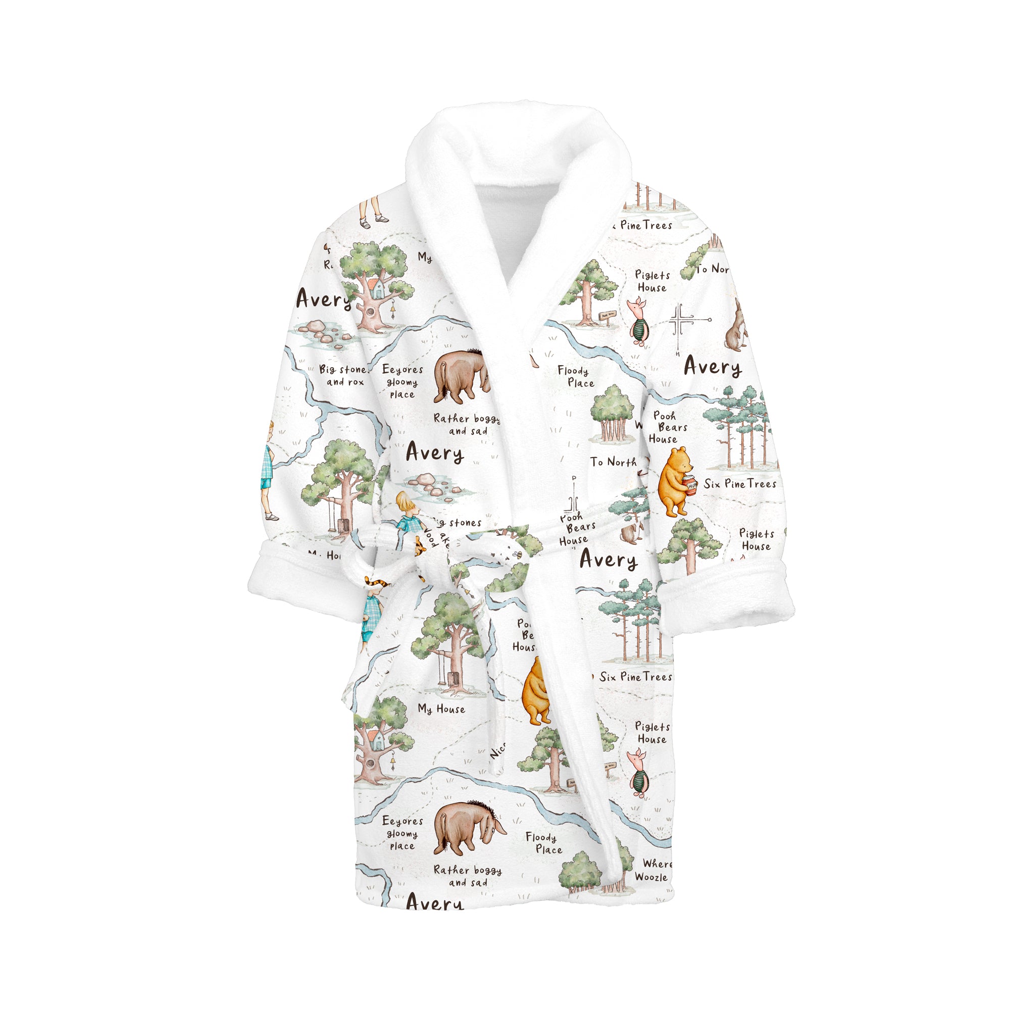 Classic Pooh - Personalized SHERPA Robe