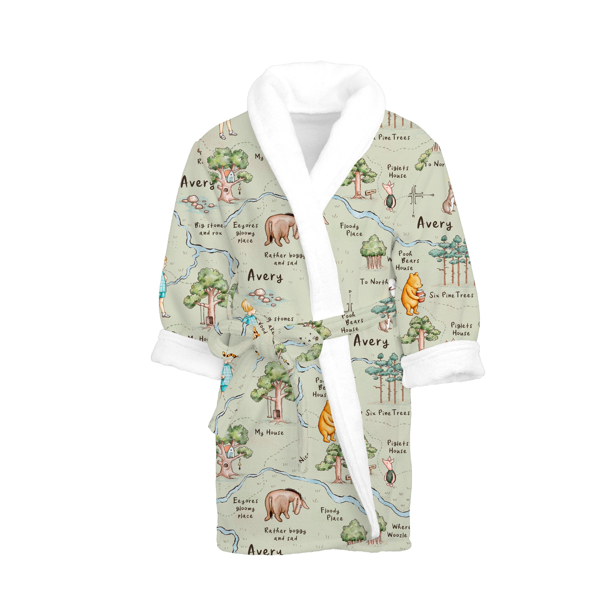 Classic Pooh - Personalized SHERPA Robe