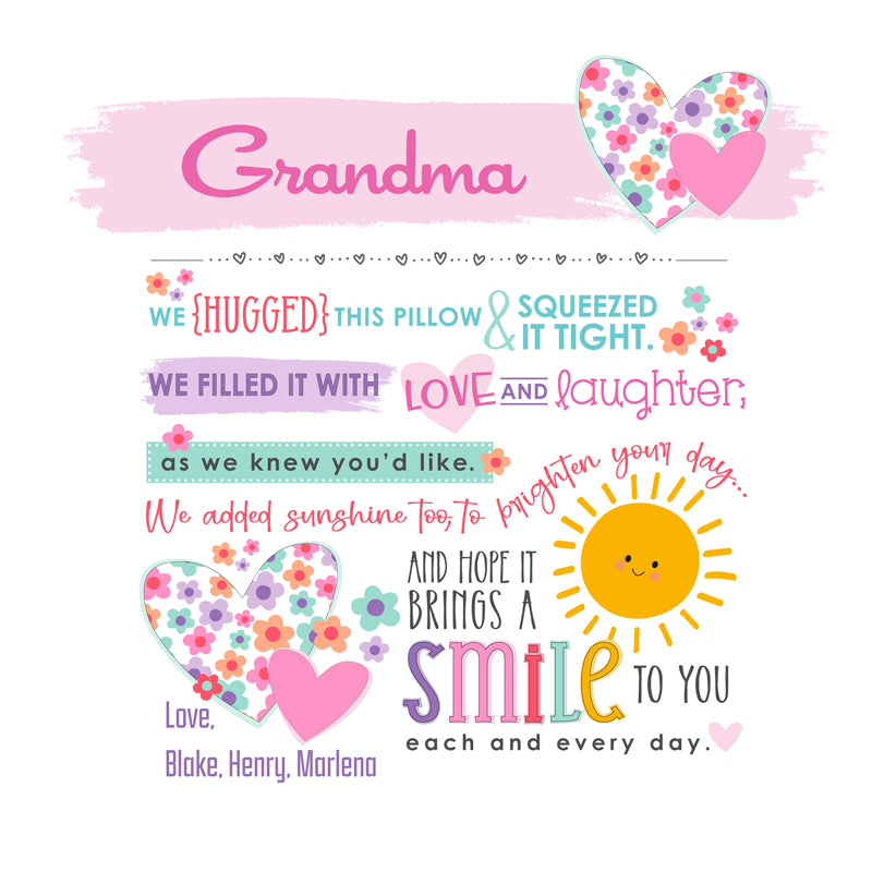 Mother's Day - Hugs Decorative Pillow