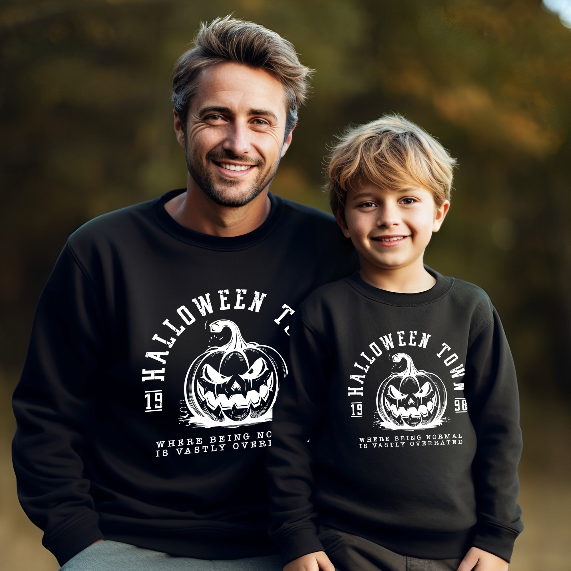 Kids Halloween Town - Crewneck Sweatshirt