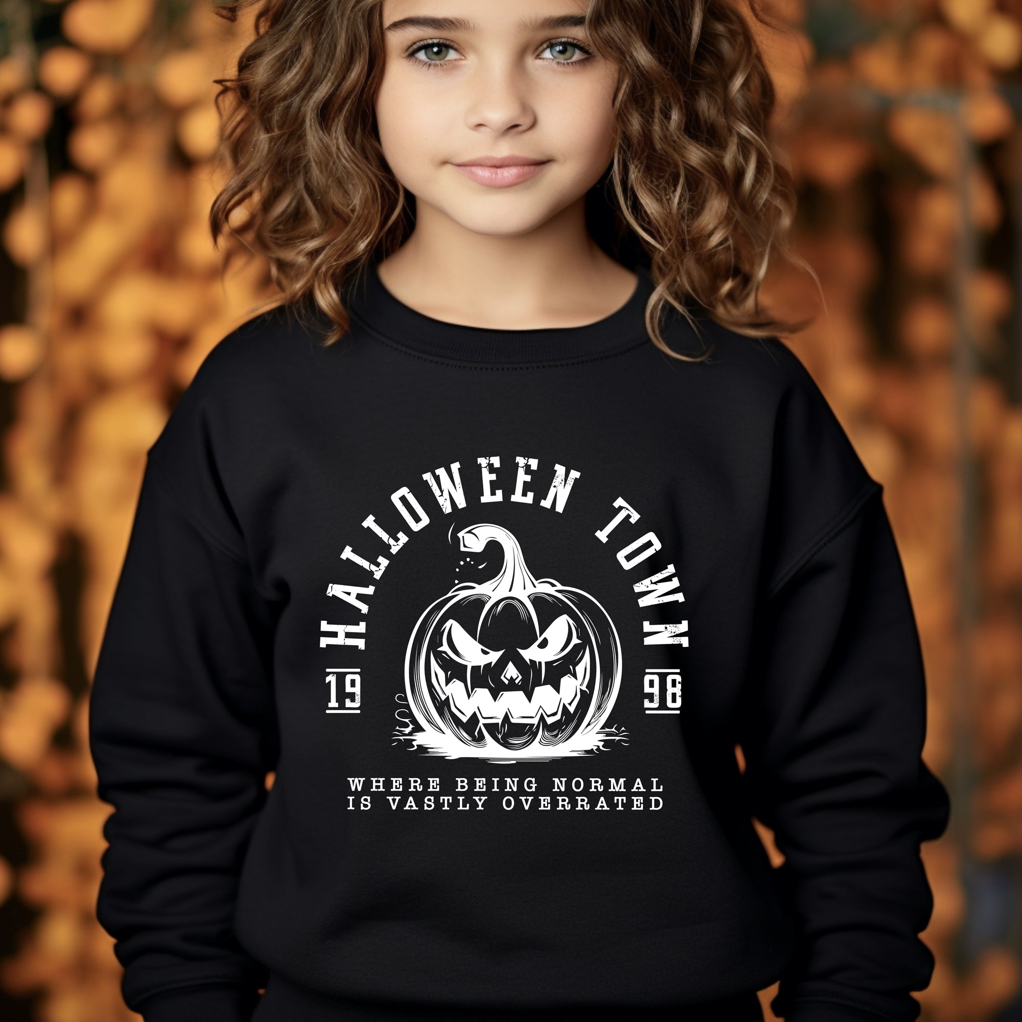 Kids Halloween Town - Crewneck Sweatshirt