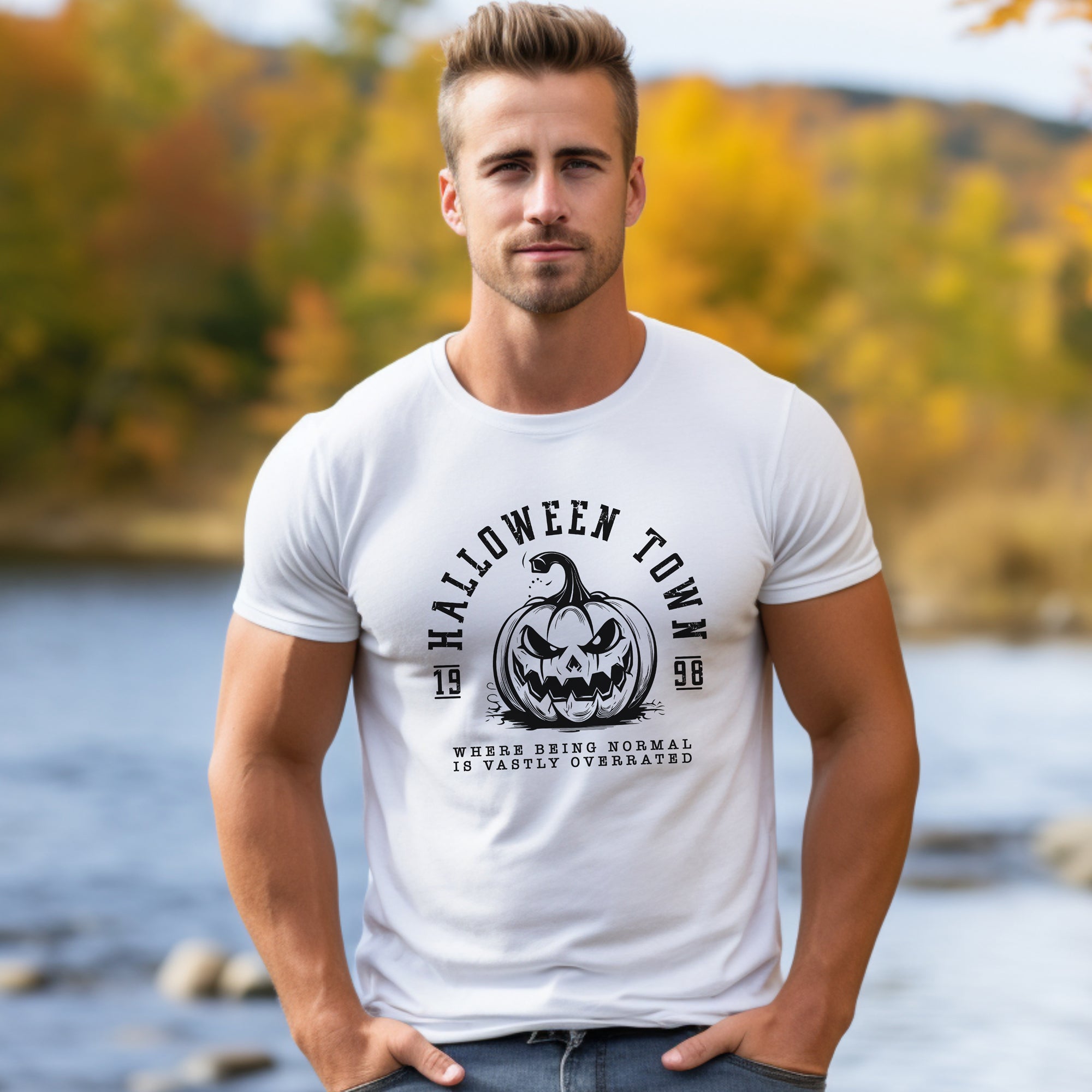 ADULT Unisex Halloween Town T-Shirt