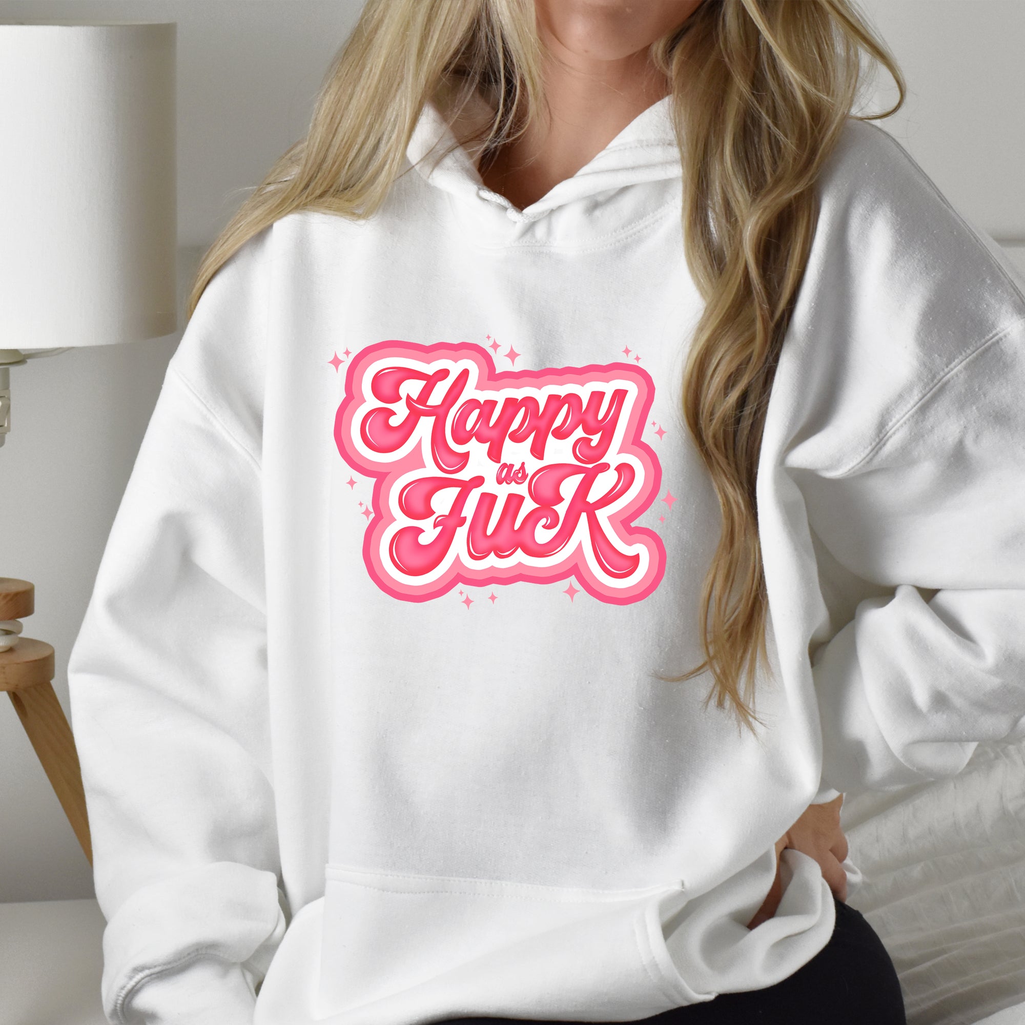 Happy as F$%K -   Non-Personalized Sweatshirt